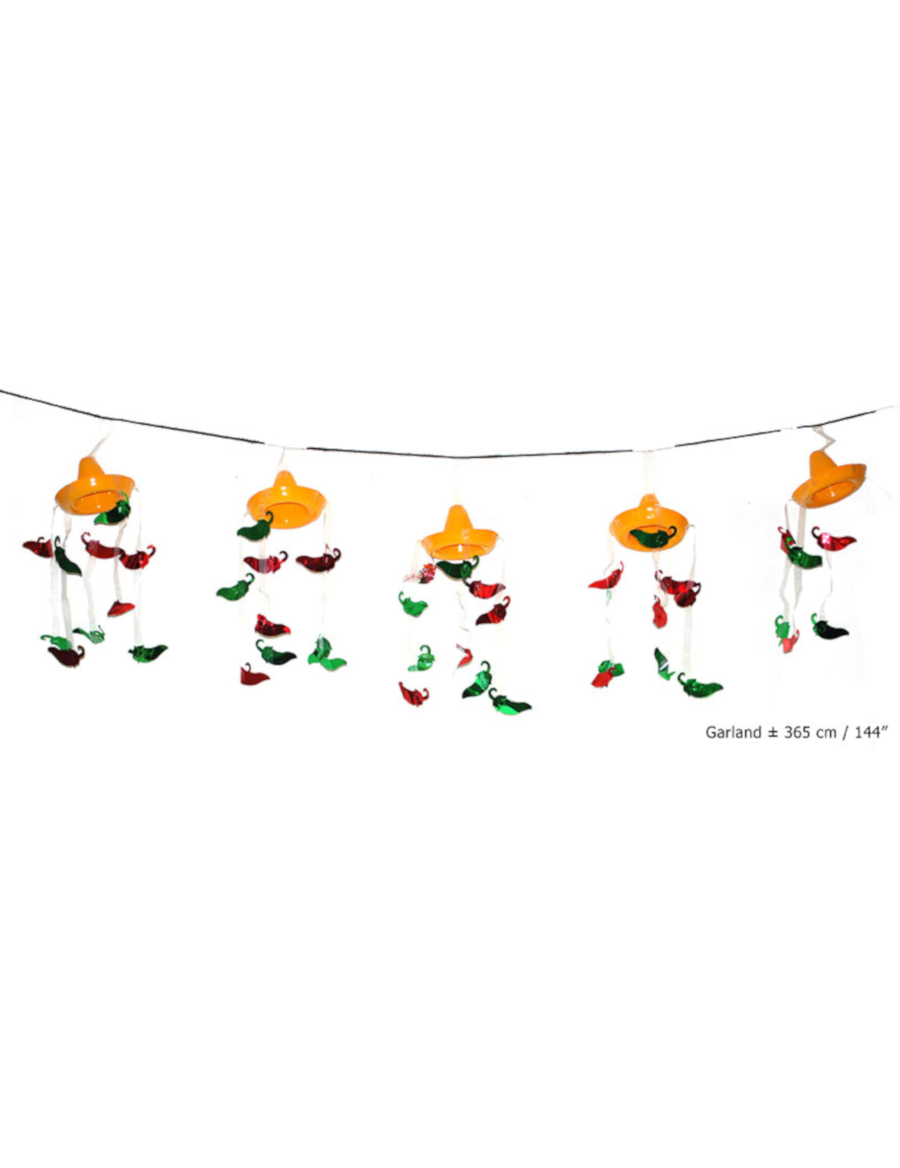 Guirlande piments 365 cm