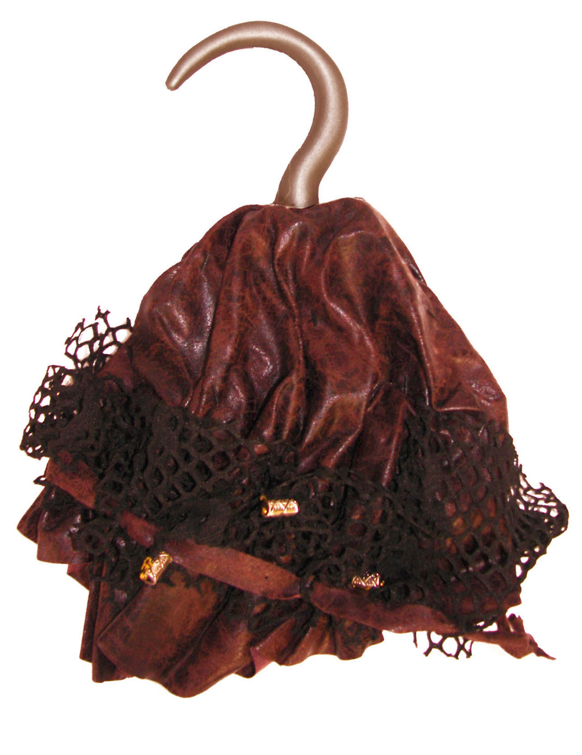 Crochet de pirate faux cuir