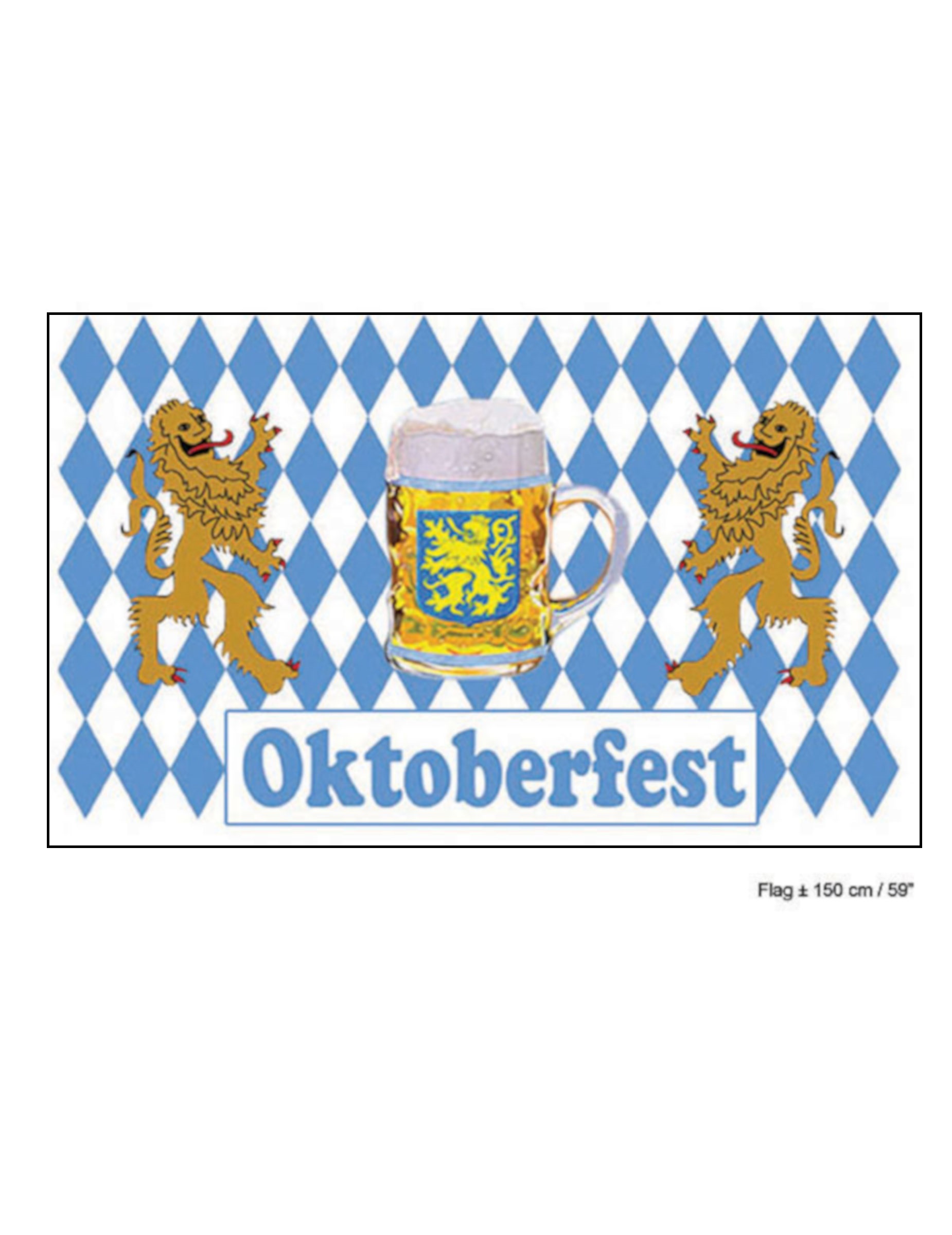Drapeau fête de la bière 40 x 60 cm