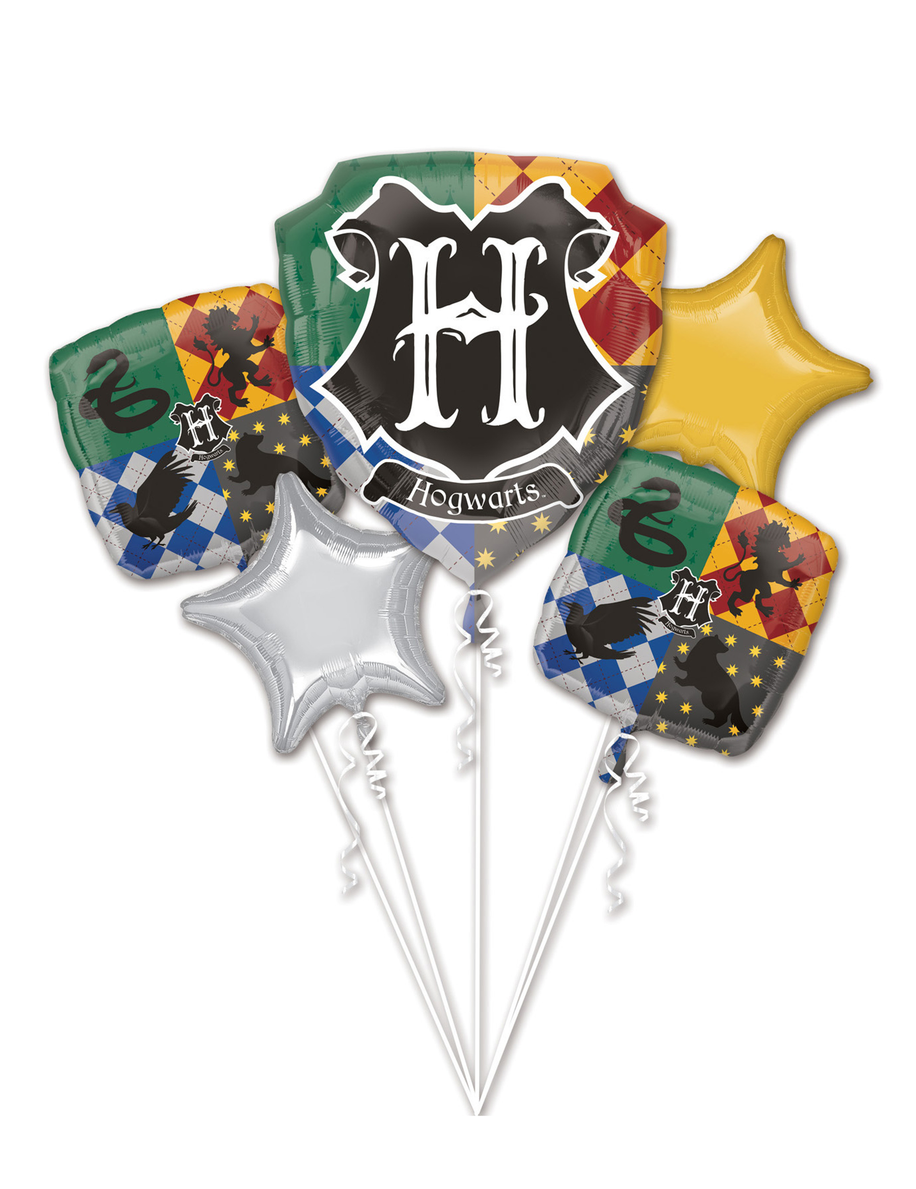 Bouquet de 5 Ballons en aluminium Harry Potter