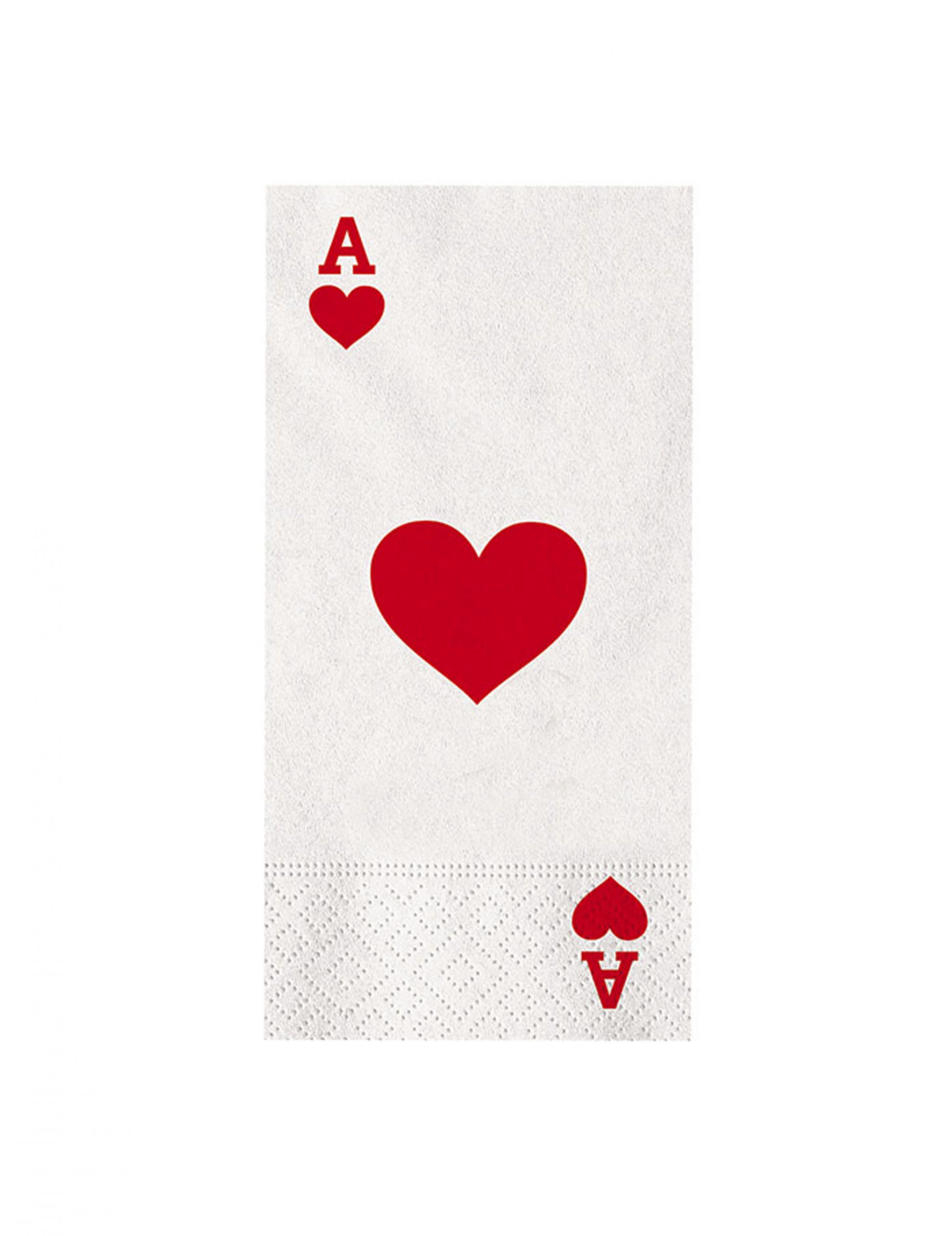 16 Serviettes en papier big poker 40 x 33 cm