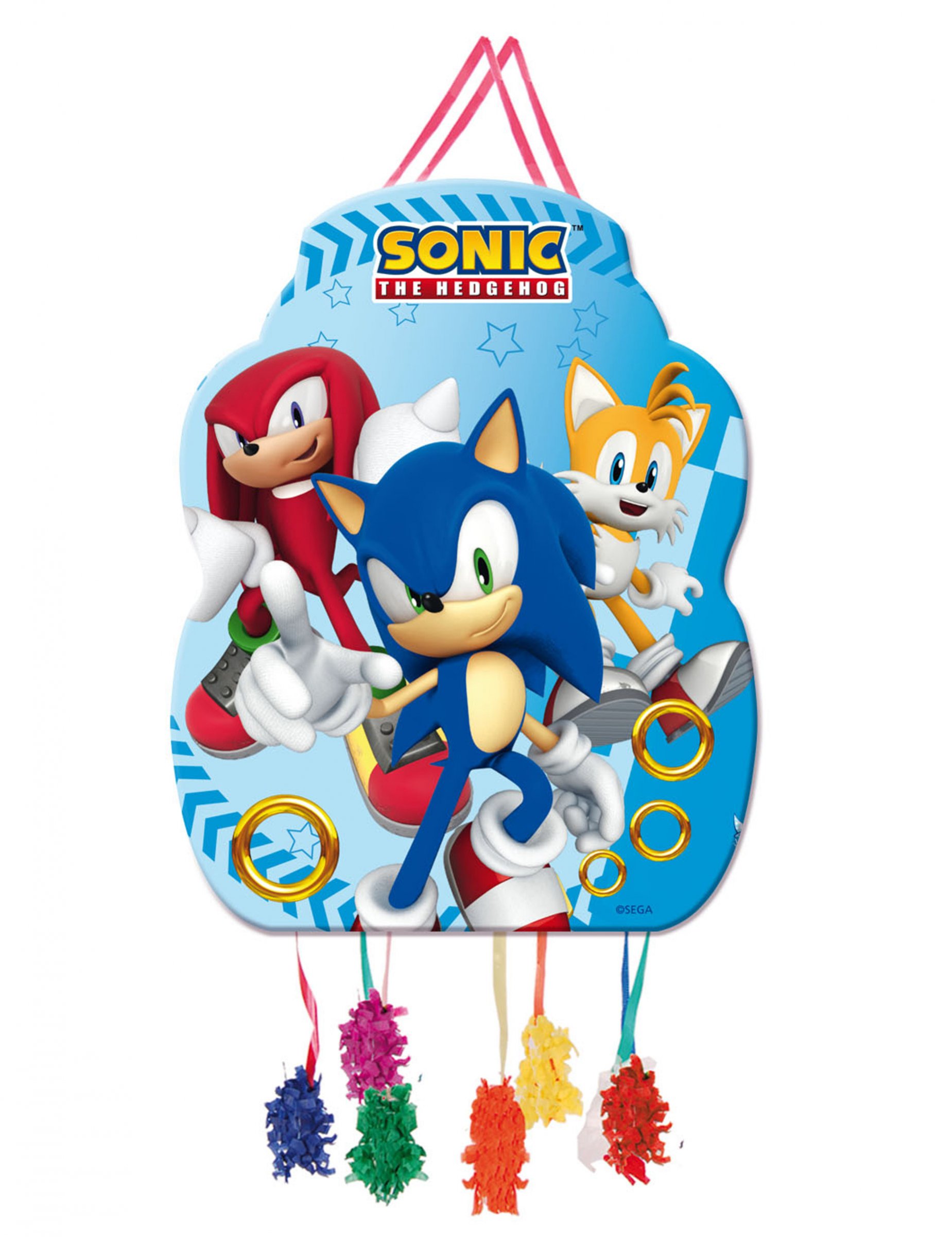 Petite piñata Sonic 39 x 43 cm