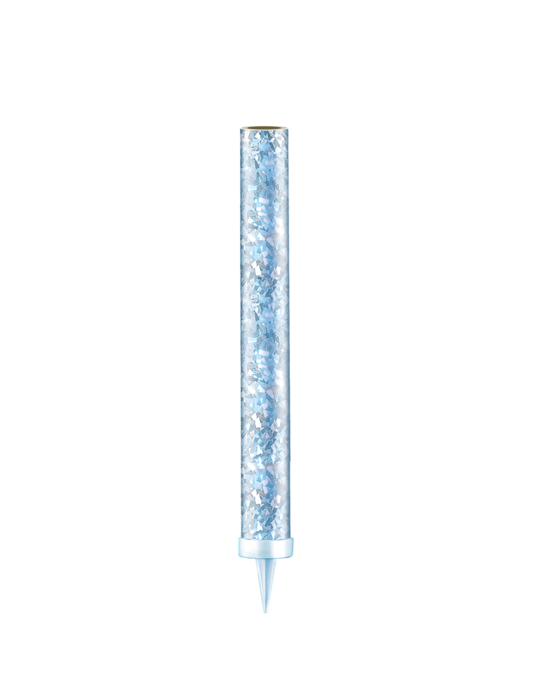 Lot de 3 fontaines de glace argentées 12 cm