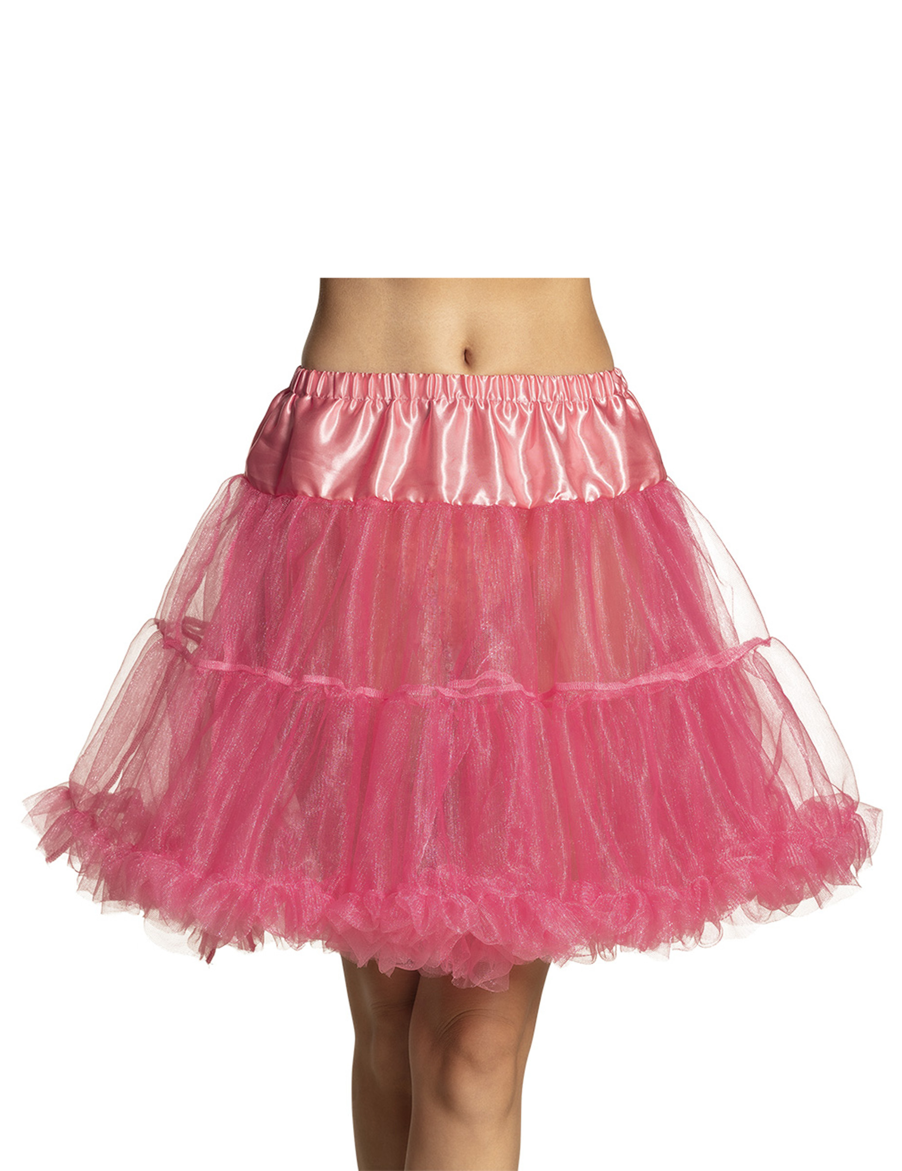 Jupon mi-long rose femme