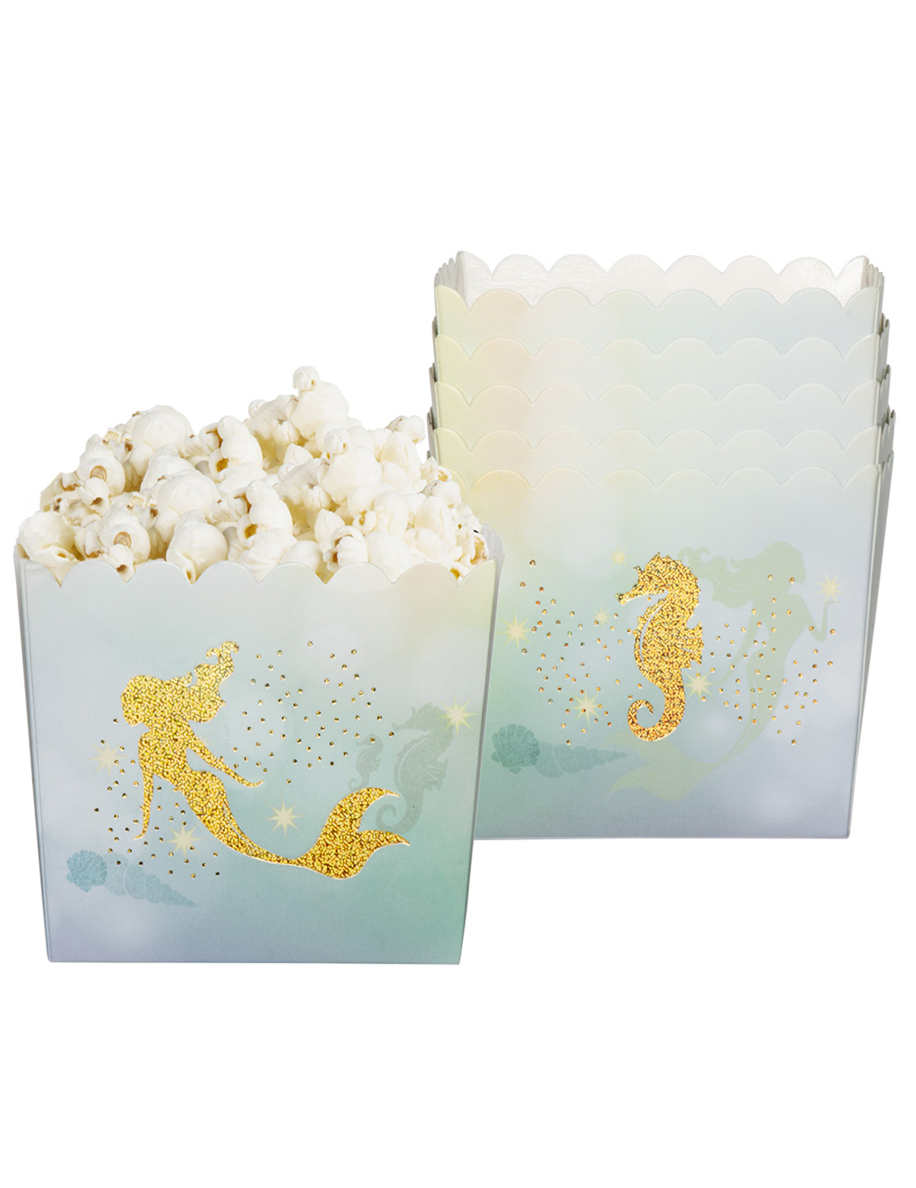 6 Boîtes Sirène Lagune en carton 40cL