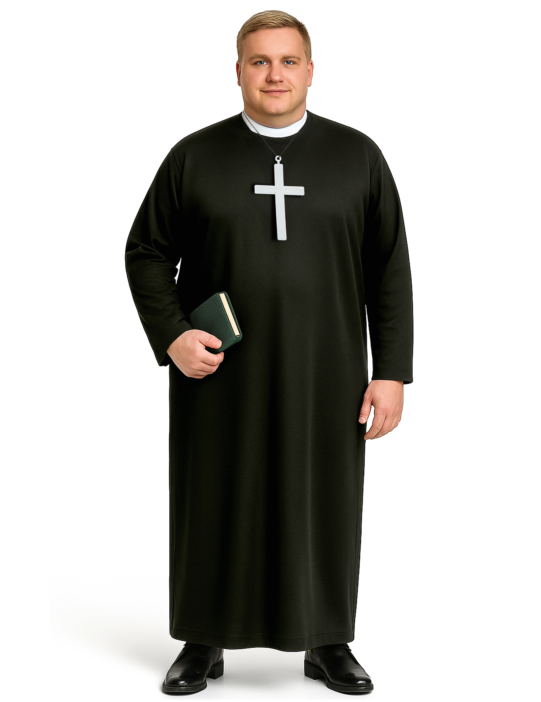 Déguisement prêtre grande taille homme
