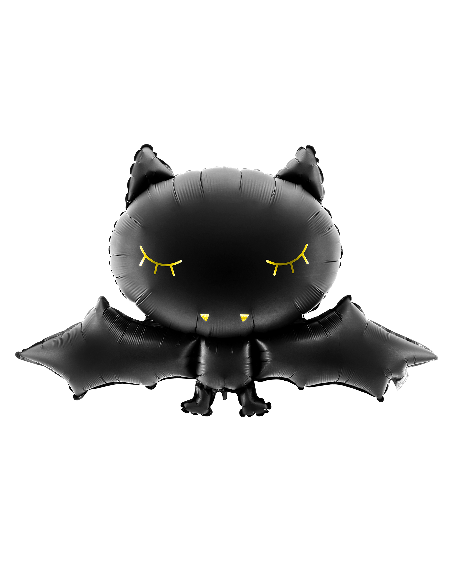 Ballon aluminium chauve souris noire 80 x 52 cm