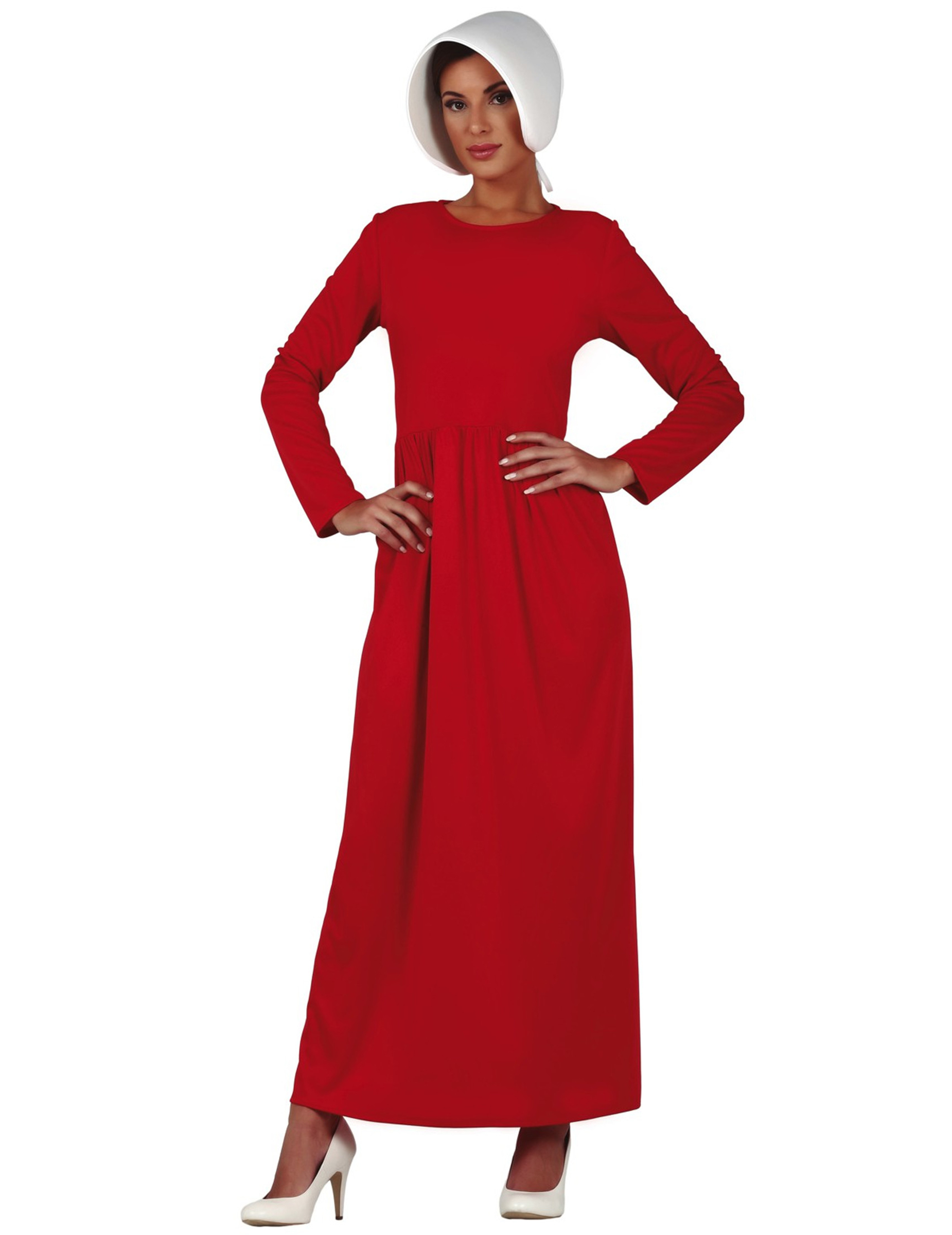 Déguisement servante rouge femme