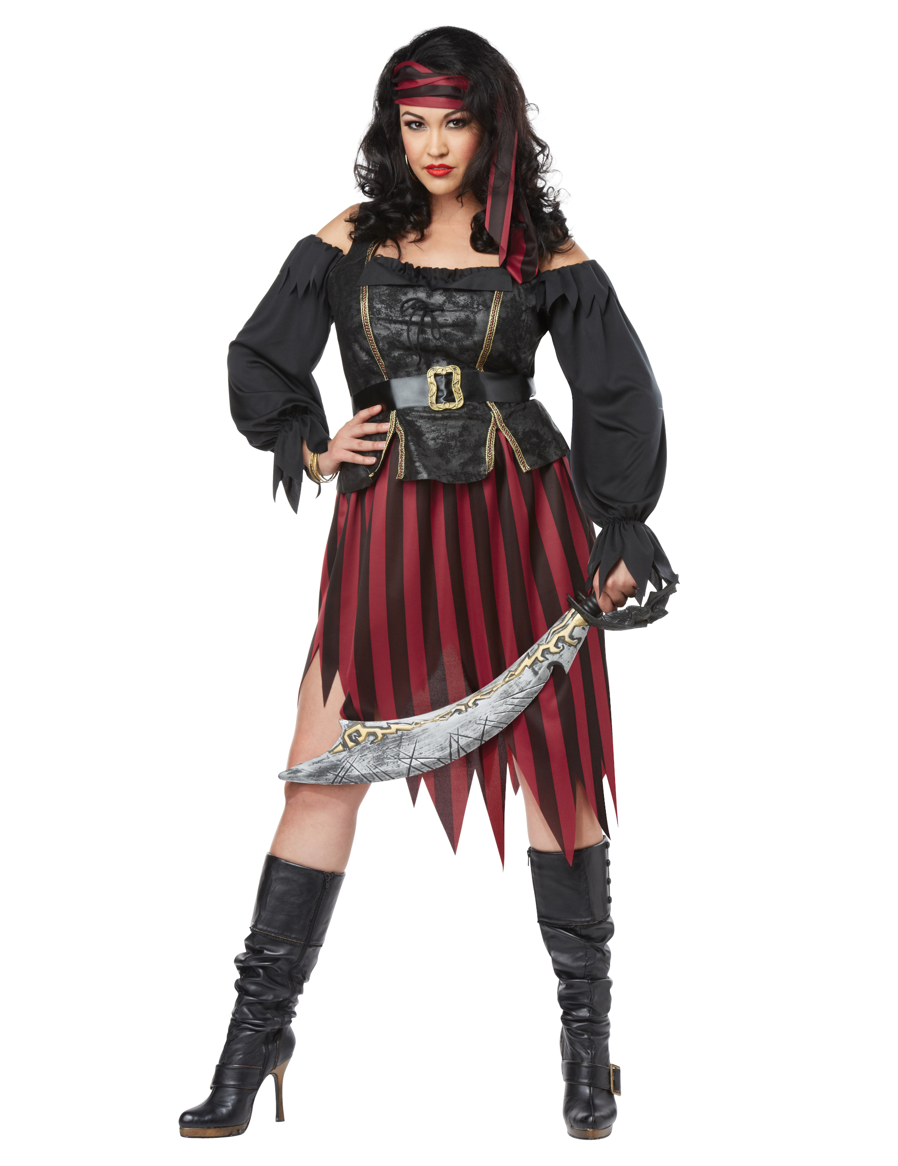 Déguisement pirate grande taille luxe femme
