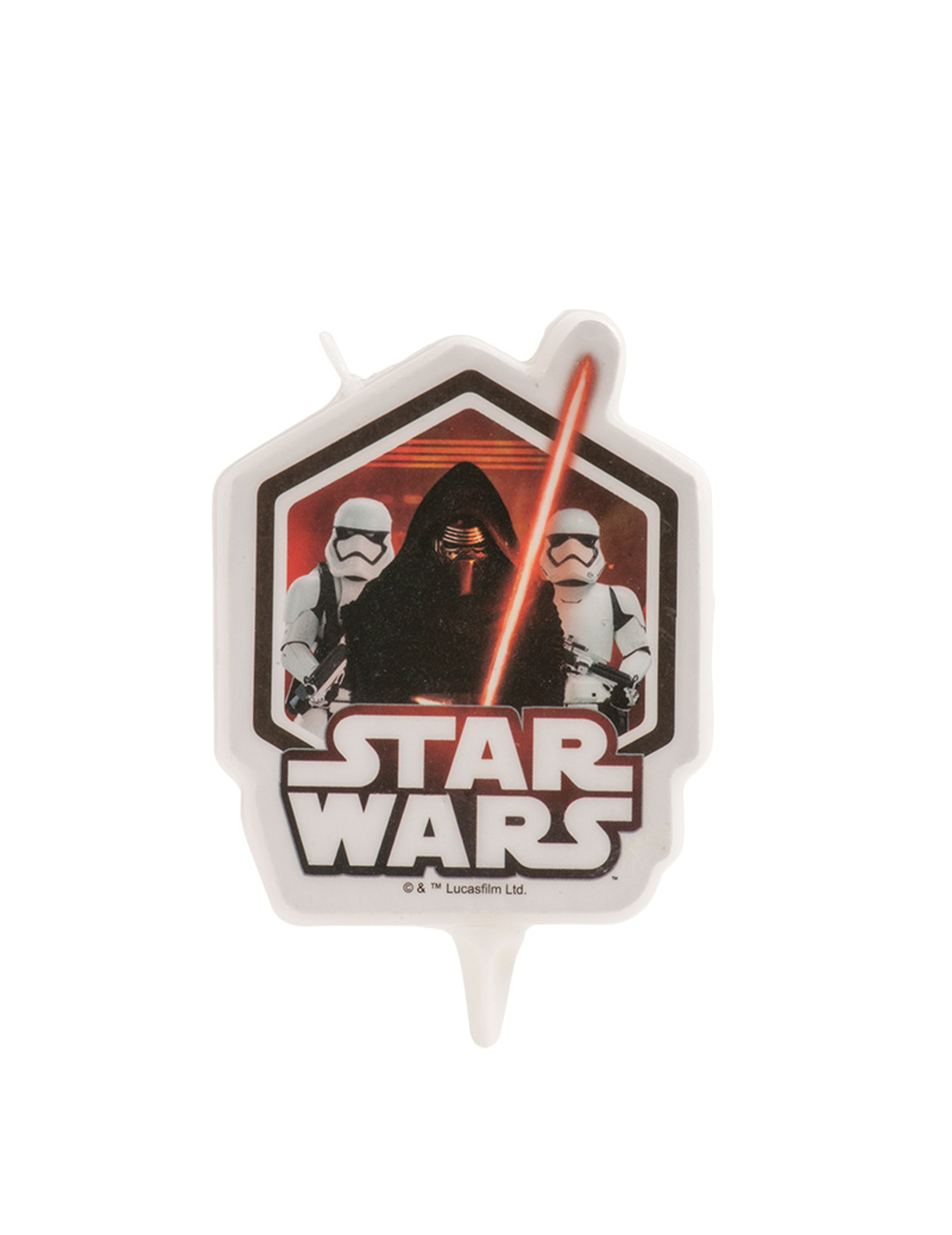 Bougie d'anniversaire Star Wars 8 cm