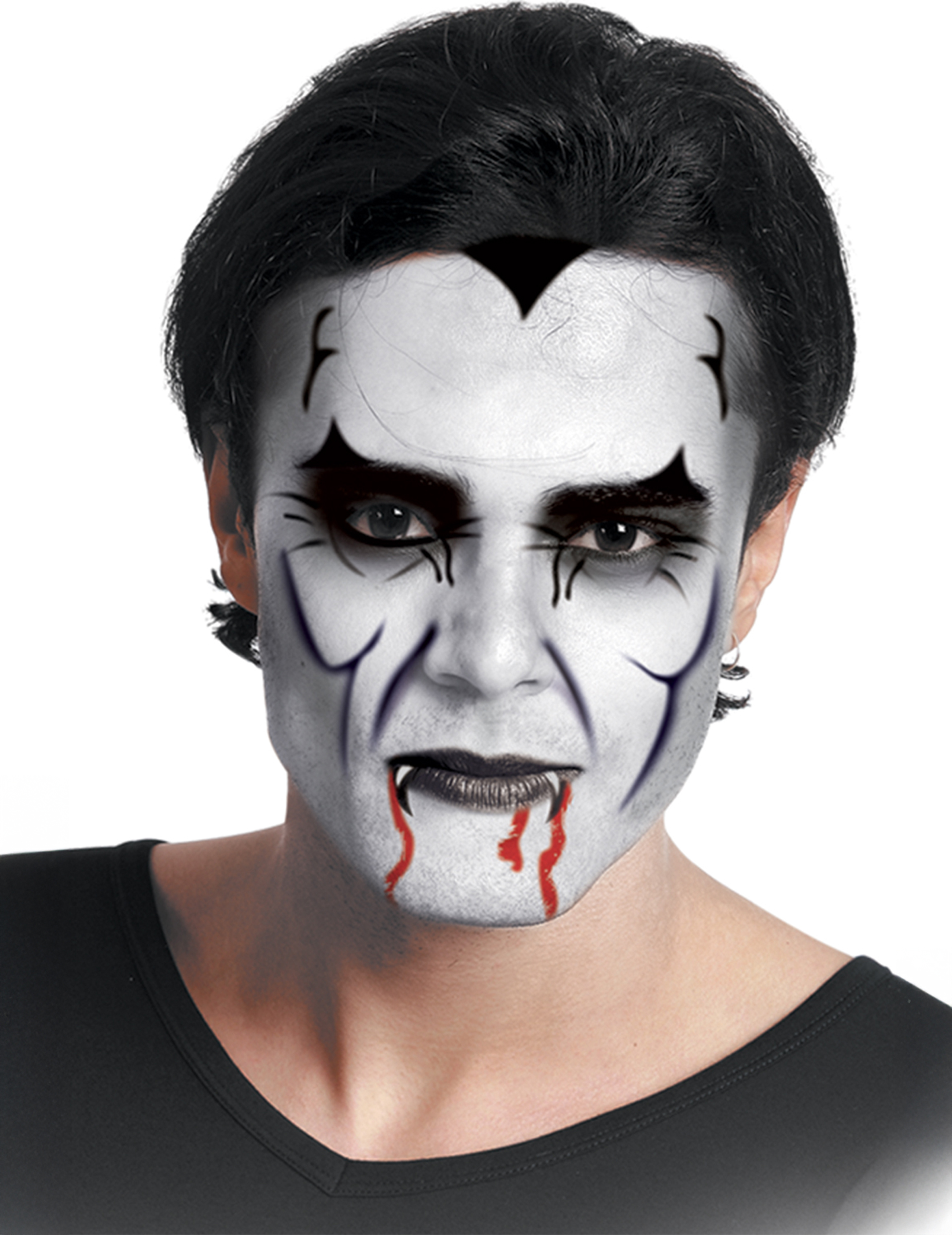 Maquillage noir et blanc + 2 crayons