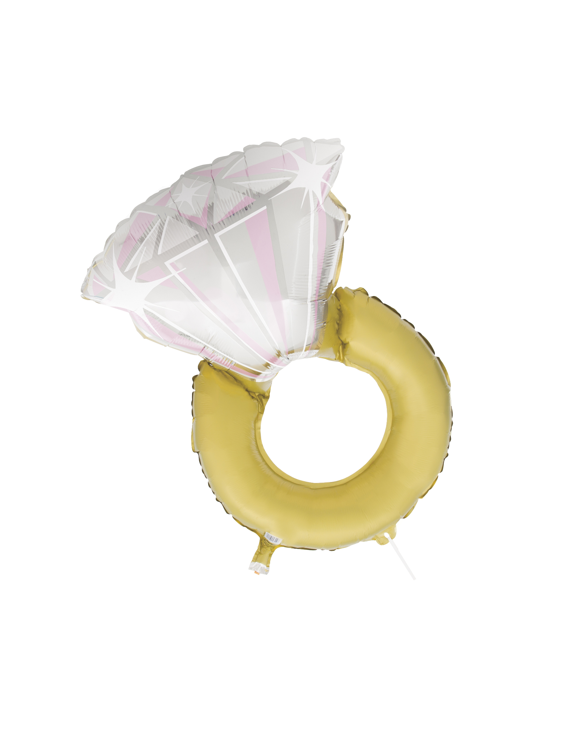 Ballon en aluminium bague de fiançailles 81 cm