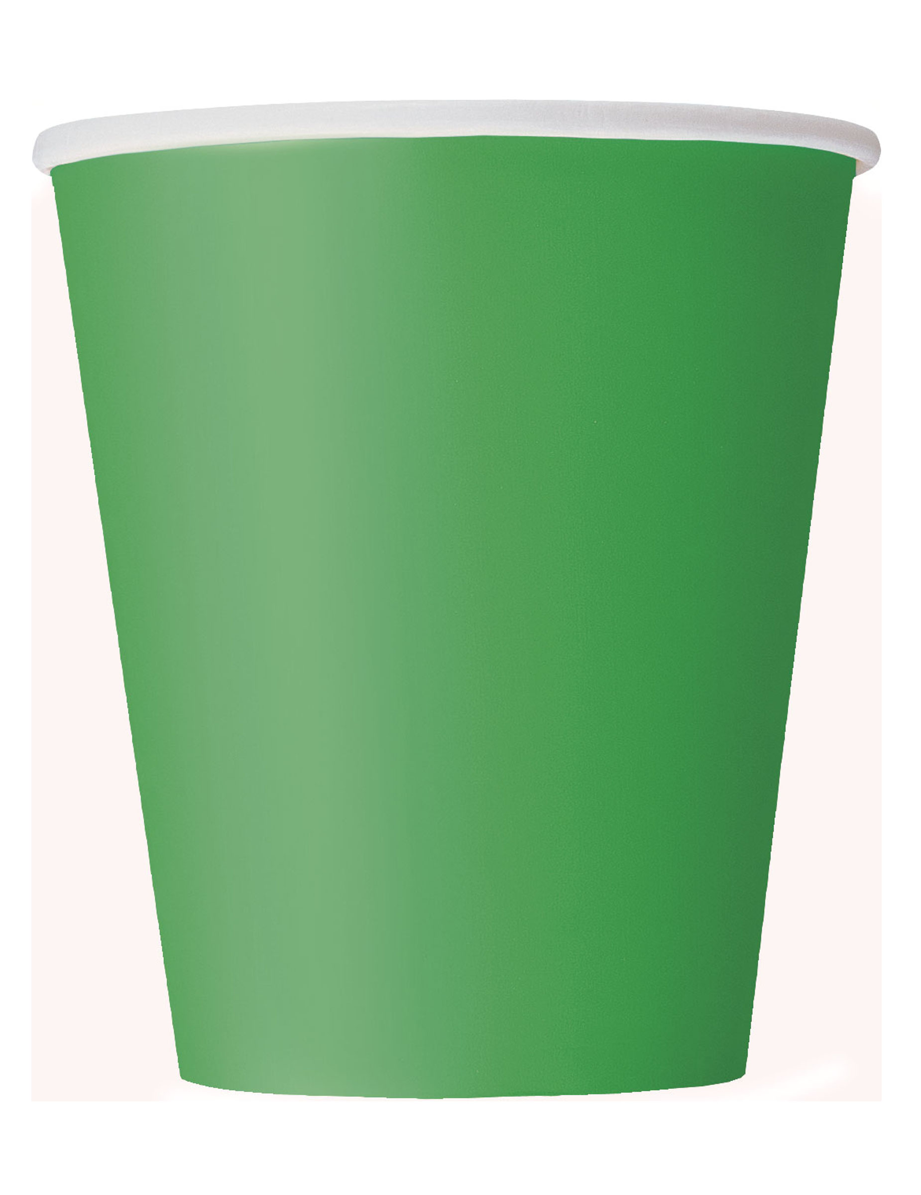 8 Gobelets en carton verts 266 ml