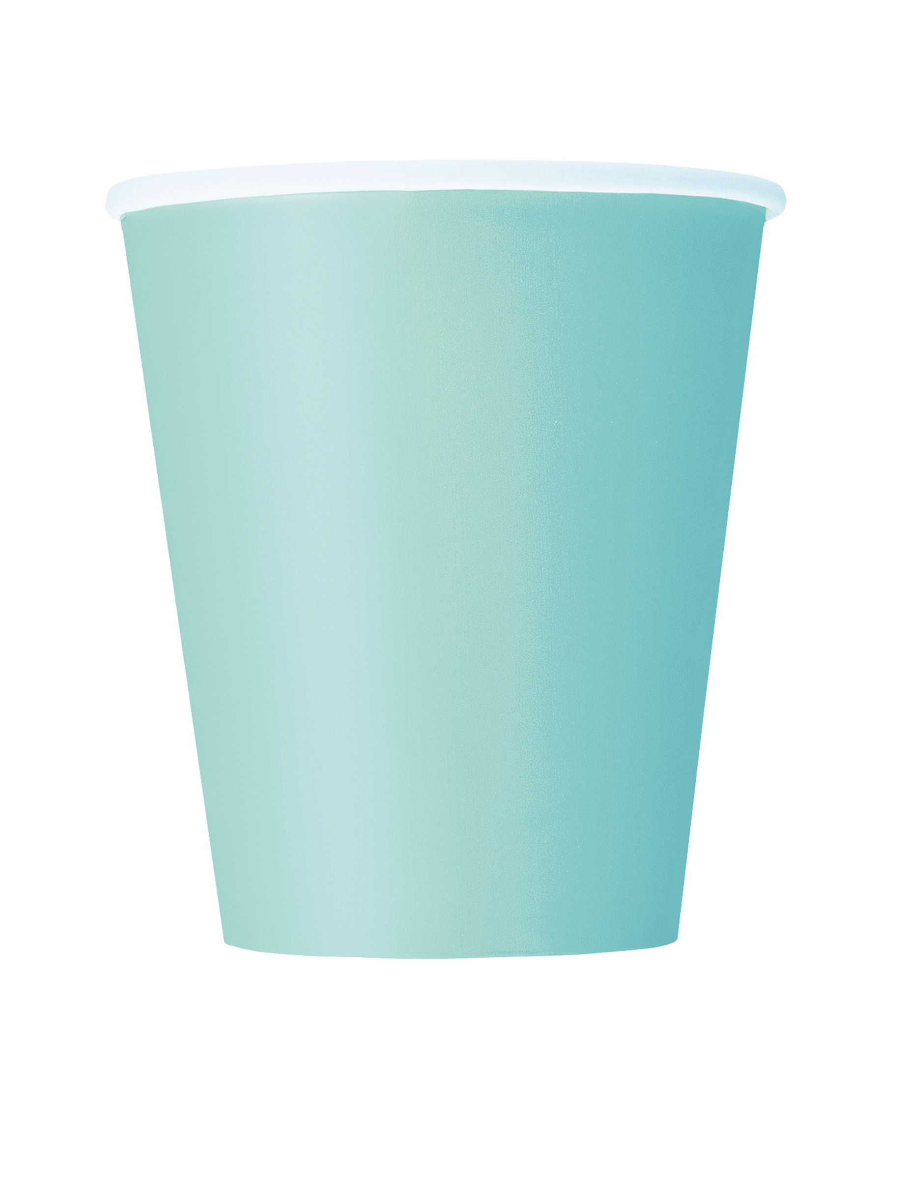 8 Gobelets en carton menthe 266 ml