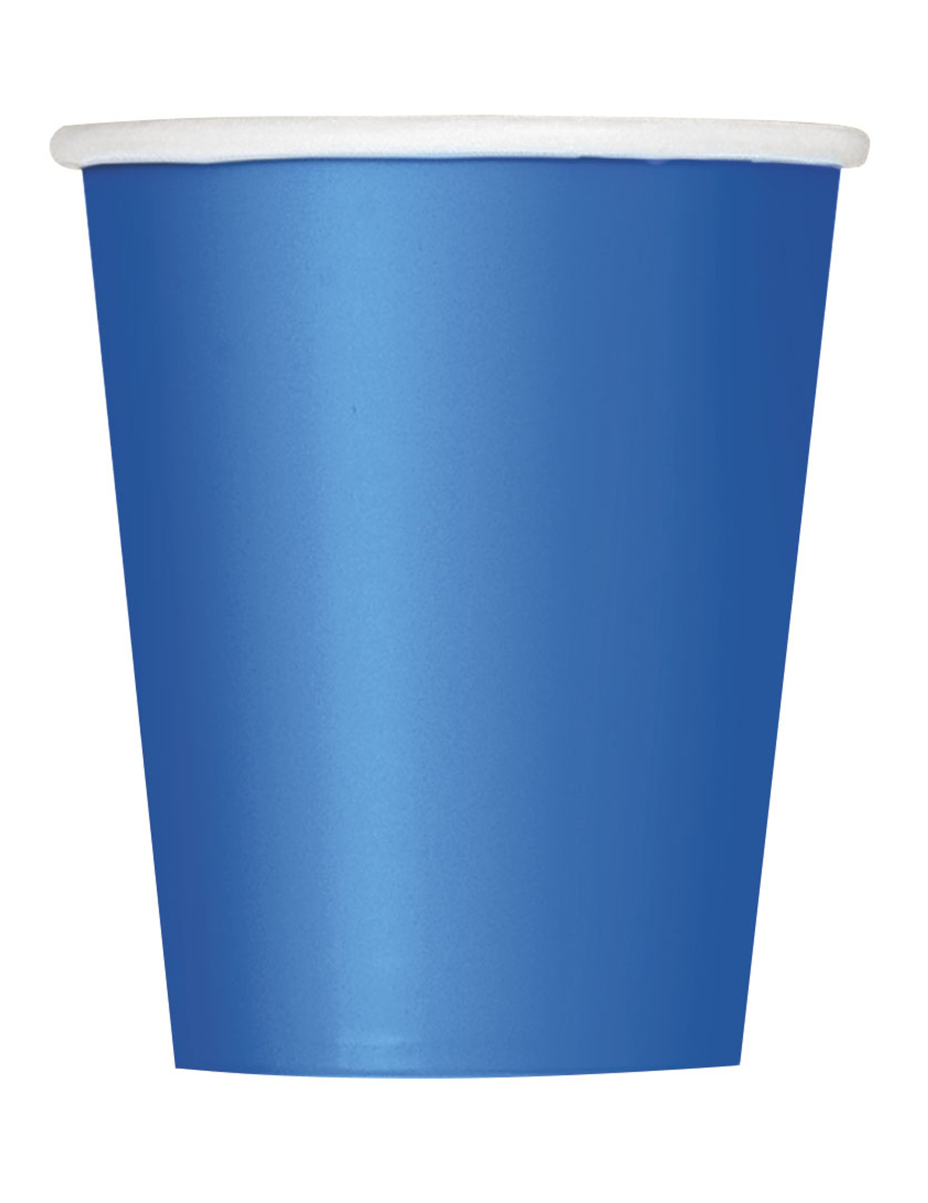 8 Gobelets en carton bleus 266 ml