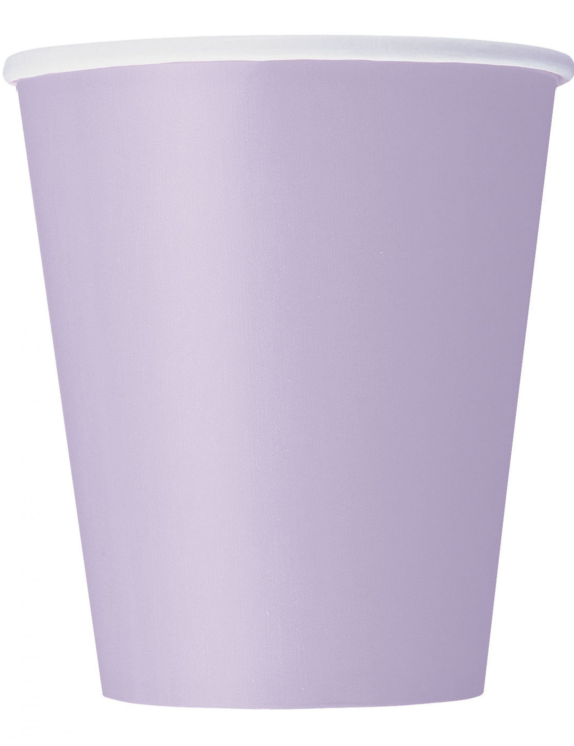 8 Gobelets en carton lavande 266 ml
