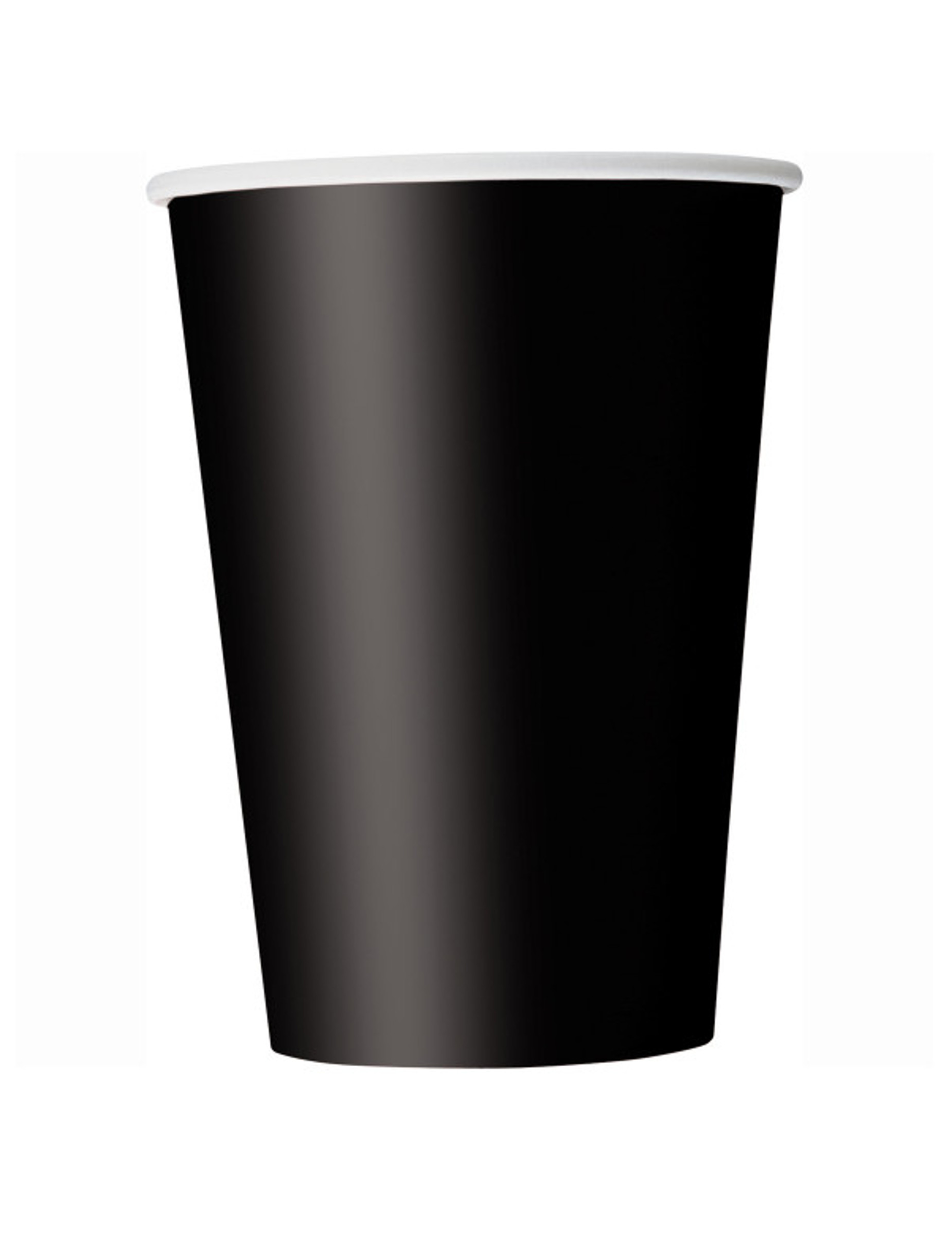 14 Gobelets en carton noirs 266 ml