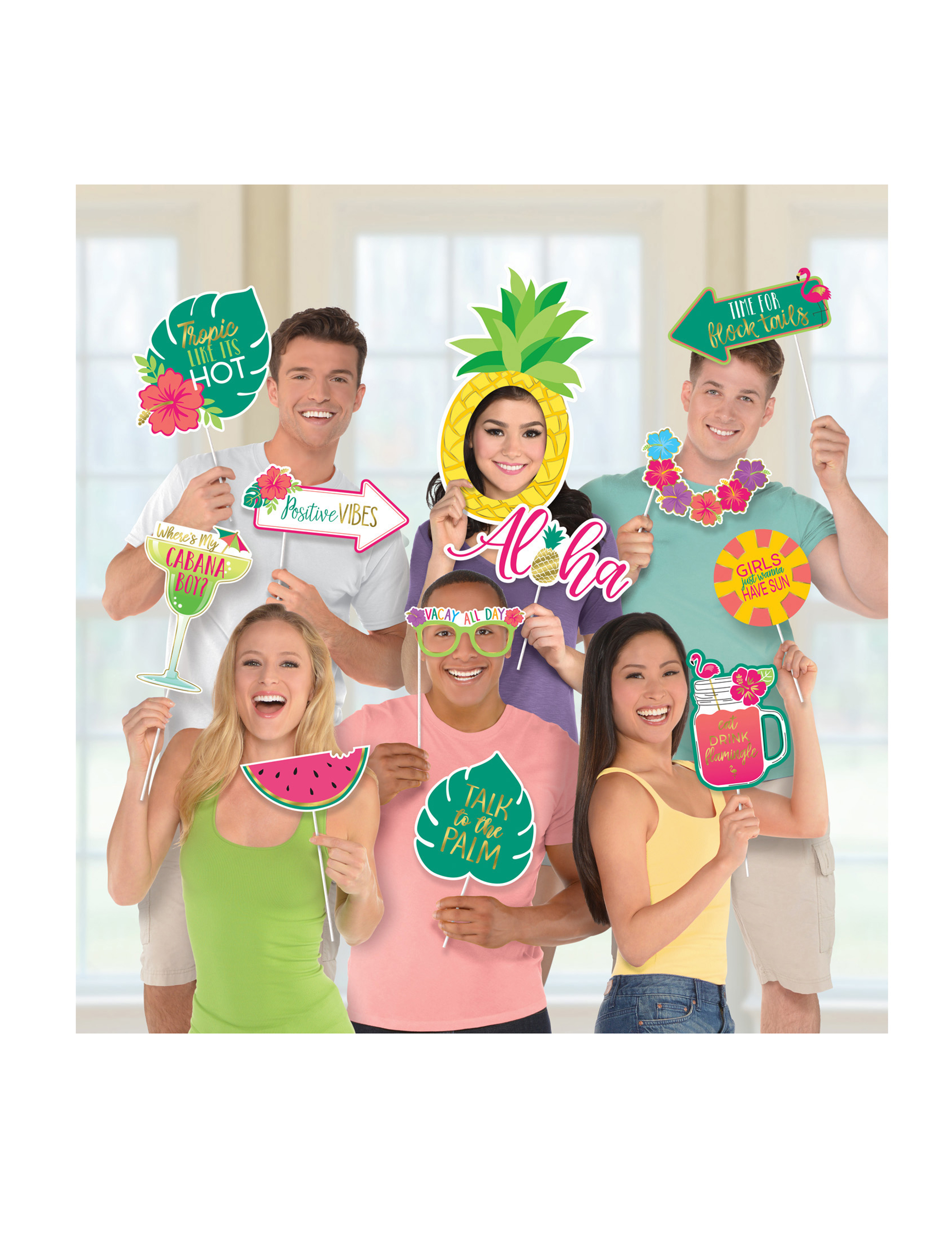 12 Accessoires photobooth Aloha