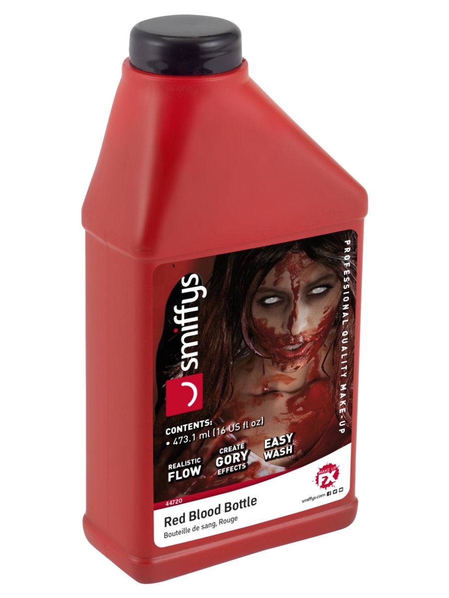 Bouteille de faux sang rouge 473 mL