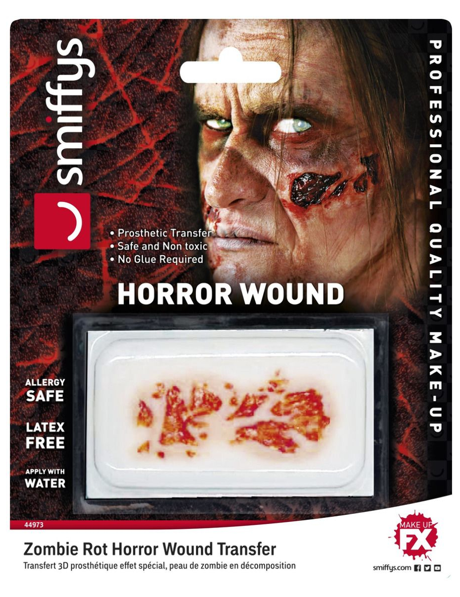 Transfert à l'eau peau de zombie