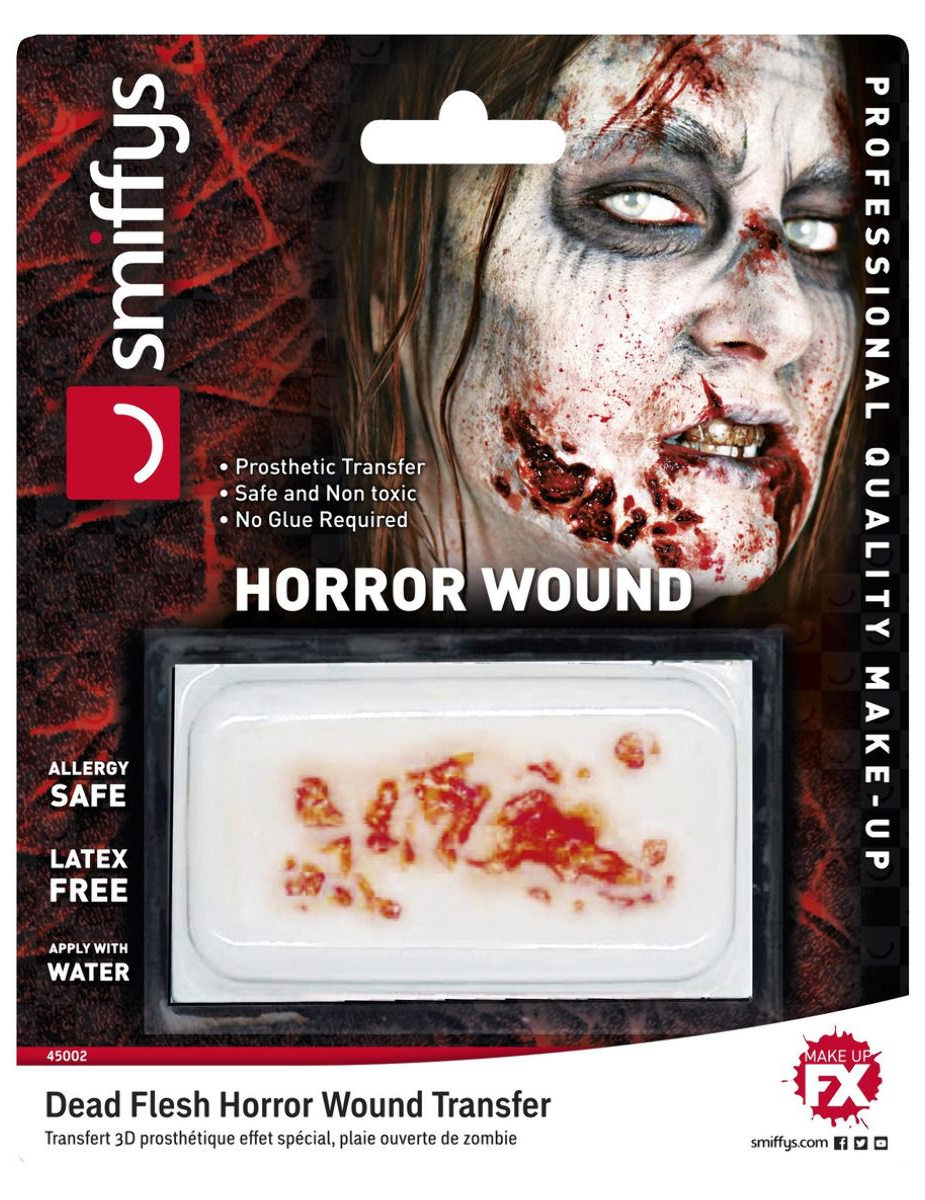 Transfert à l'eau plaie de zombie adulte