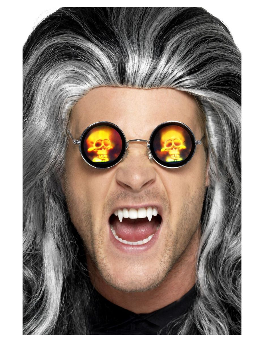 Lunettes Holographiques crânes adulte