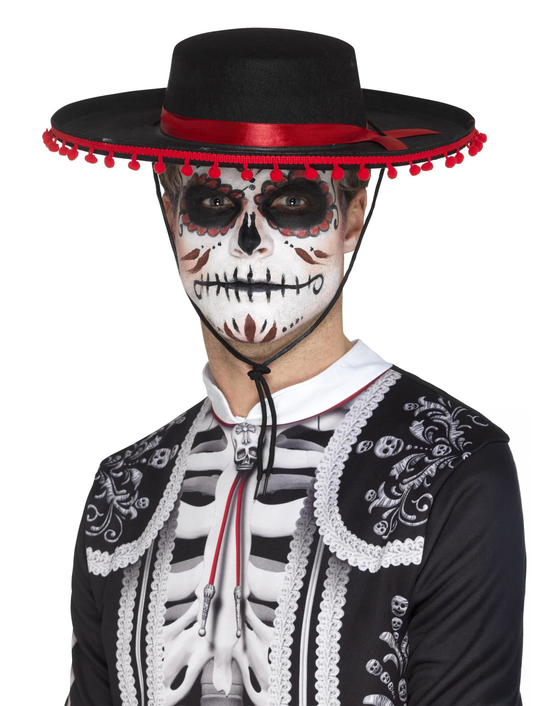Sombrero Dia de los Muertos adulte