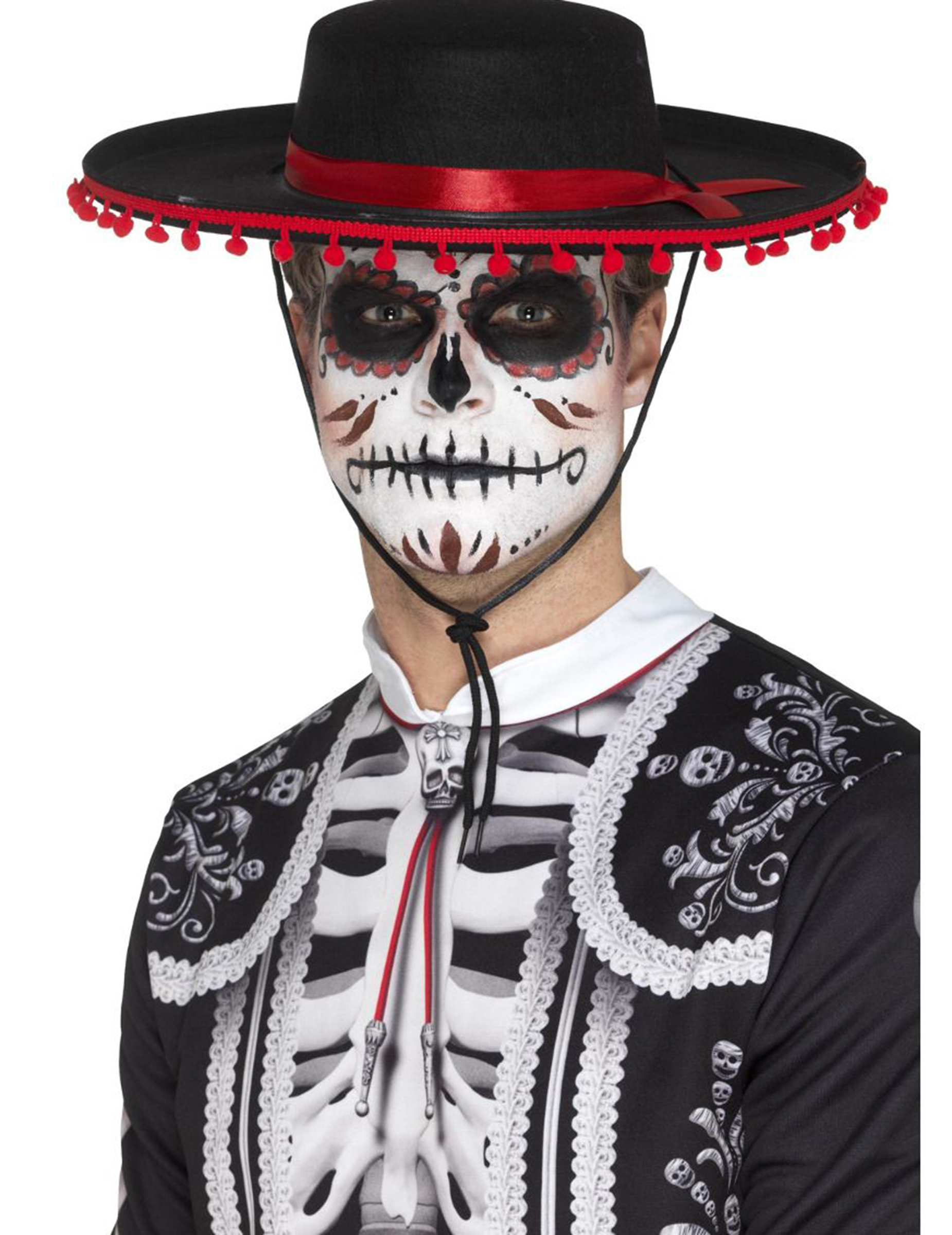 Sombrero Dia de los Muertos adulte