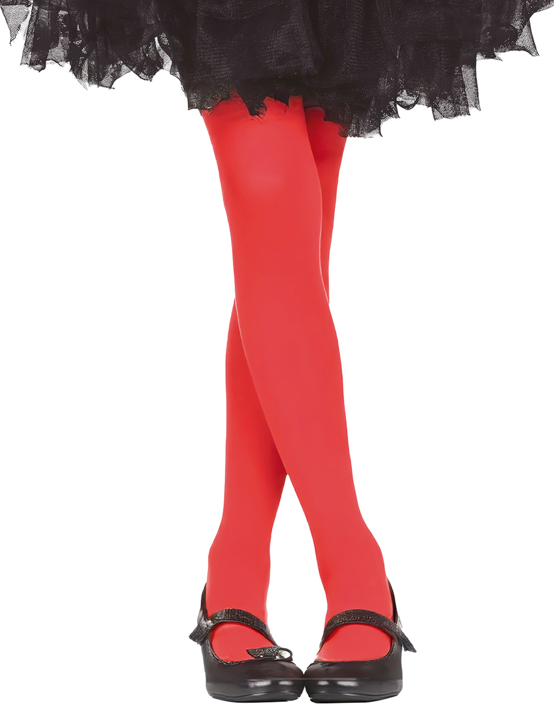 Collants opaques rouge enfant