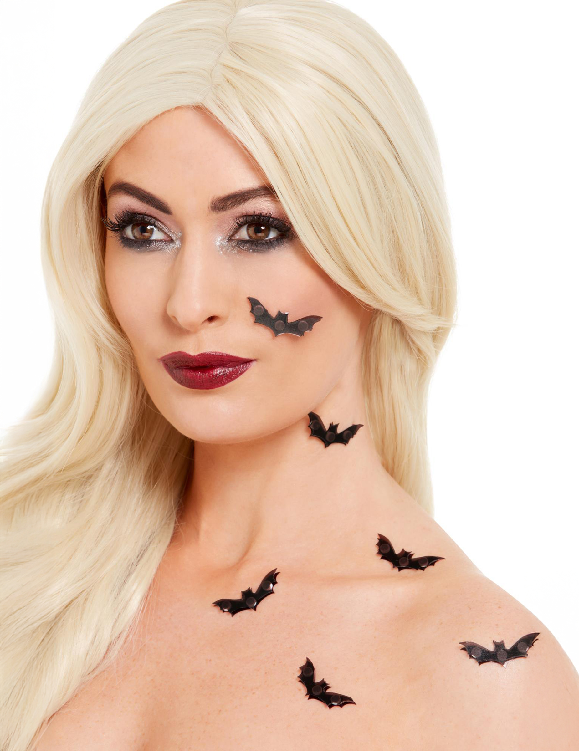 6 Stickers pour peau chauve-souris adulte