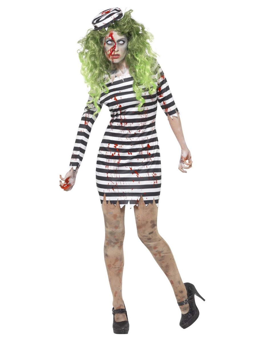 Déguisement prisonnière zombie femme