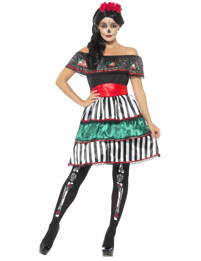 Déguisement Senora Dia de los Muertos femme