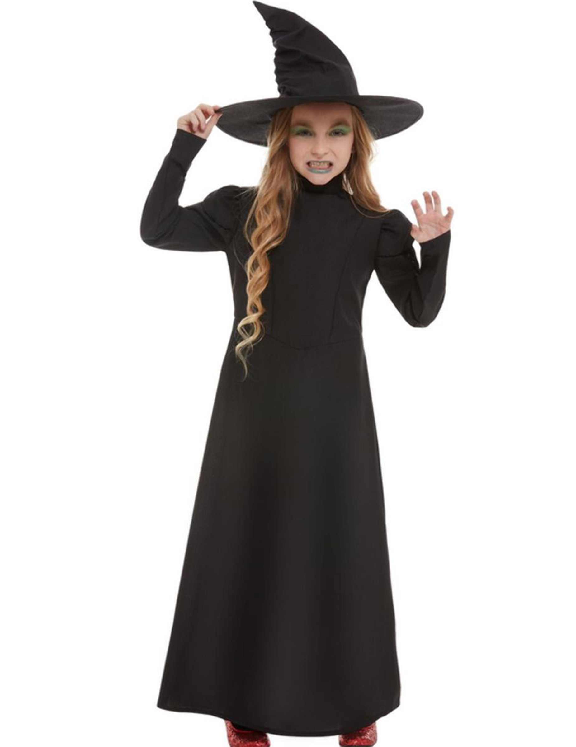 Déguisement sorcière noir fille