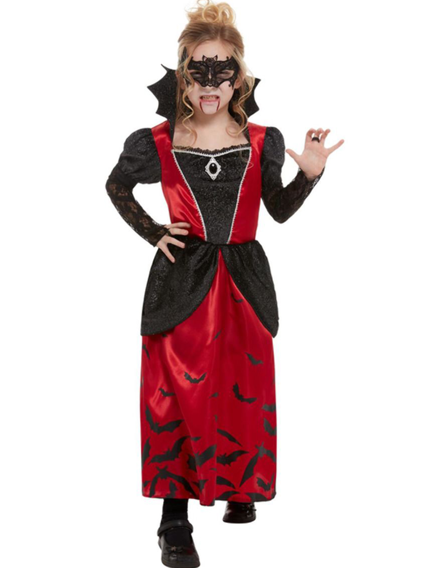 Déguisement vampire gothique masquée fille