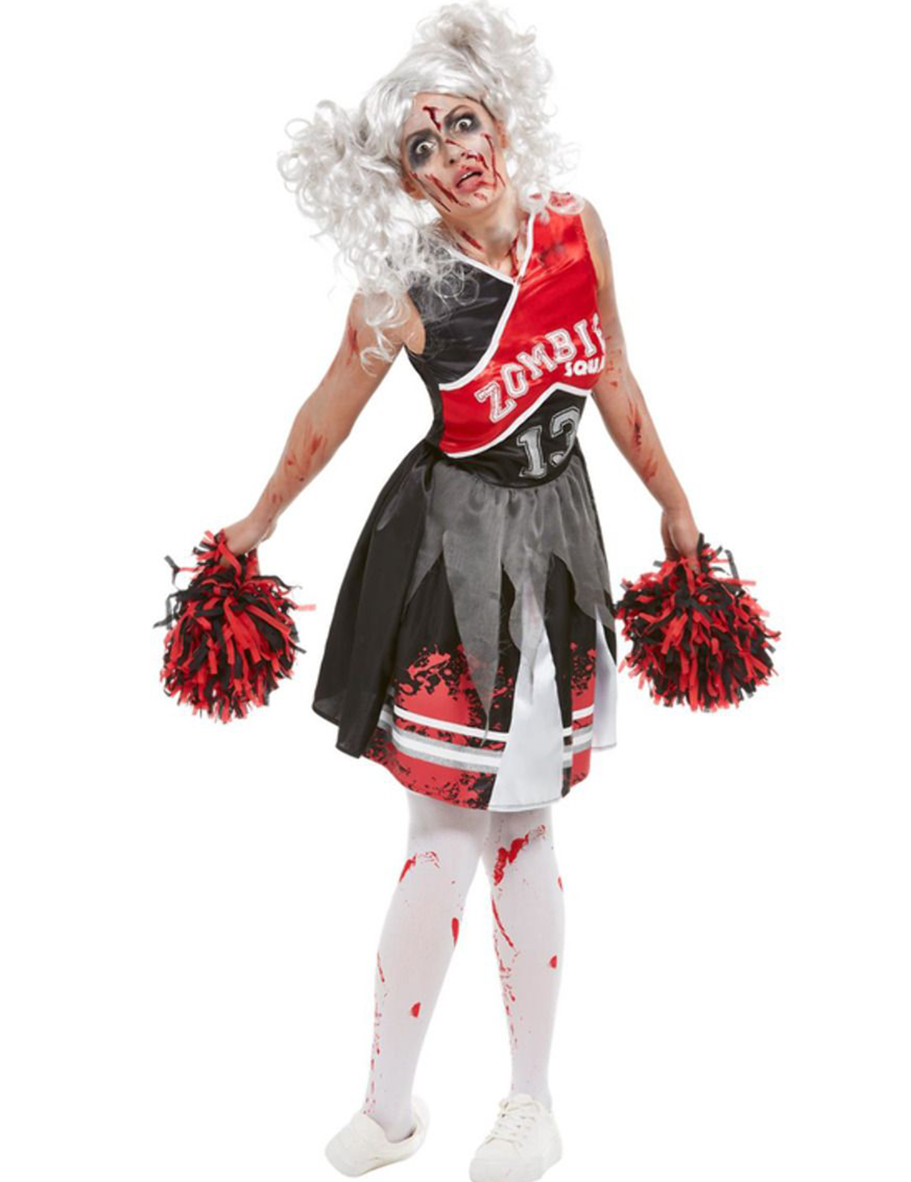 Déguisement Cheerleader zombifiée femme