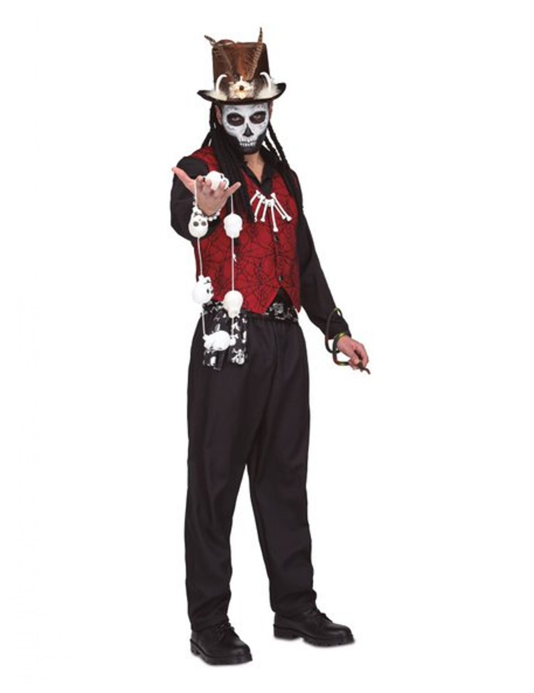 Déguisement sorcier vaudou homme
