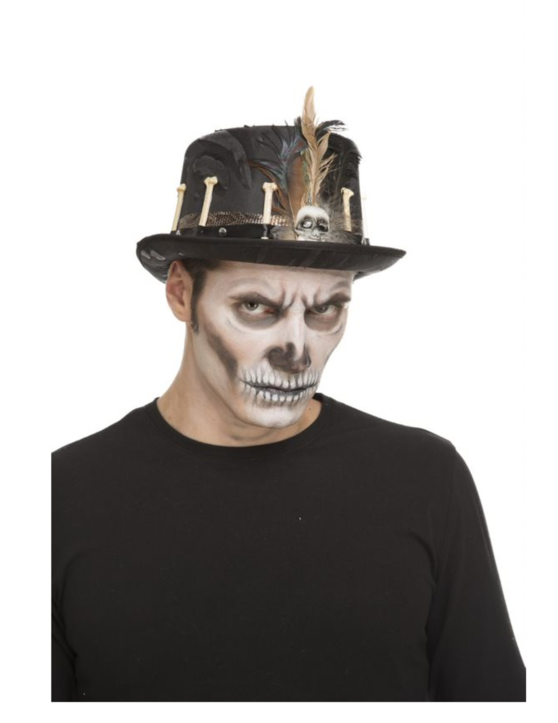Chapeau haut de forme vaudou 59 cm adulte