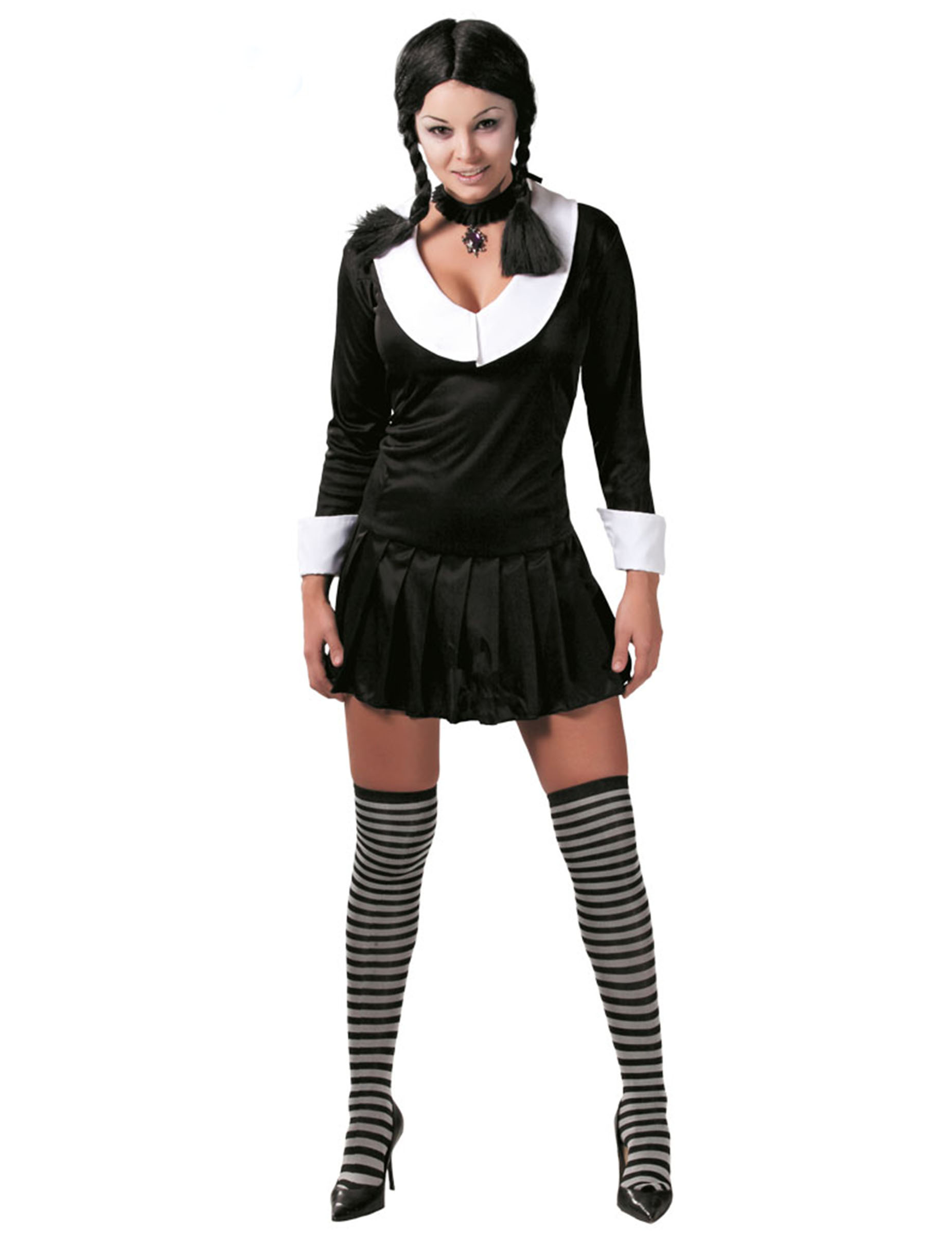 Déguisement écolière lugubre sexy femme