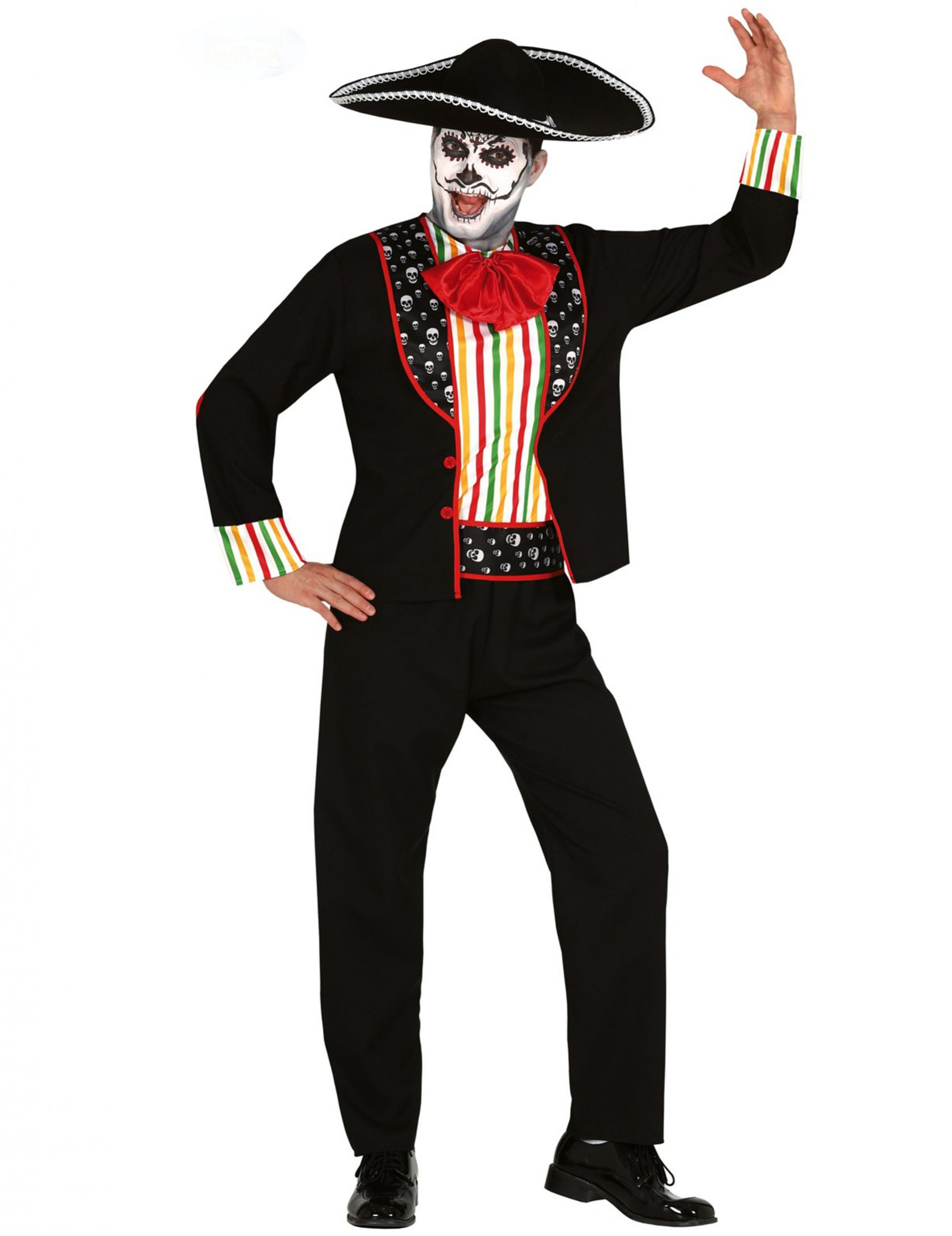 Déguisement mariachi Dia de los muertos homme