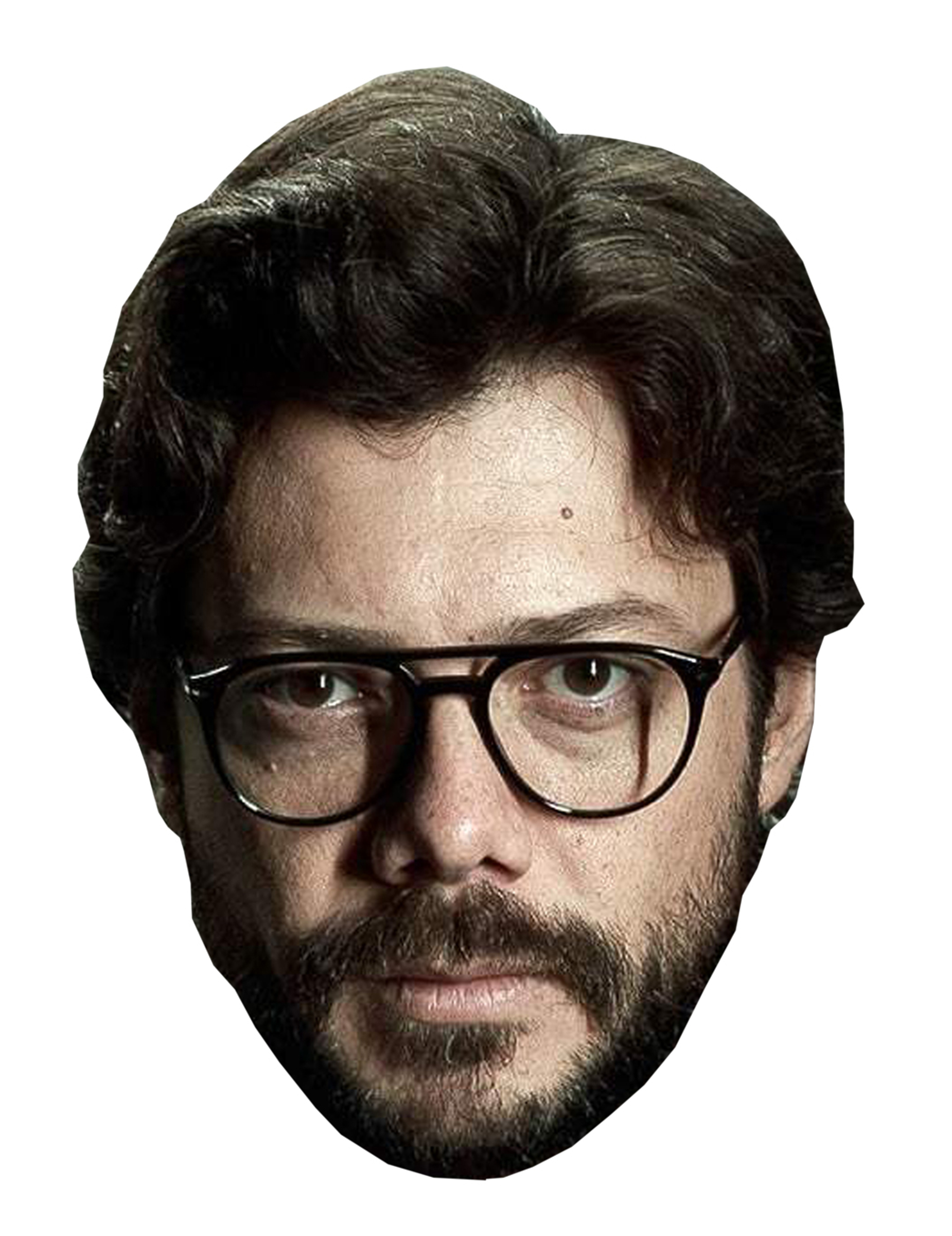 Masque en carton Álvaro Morte