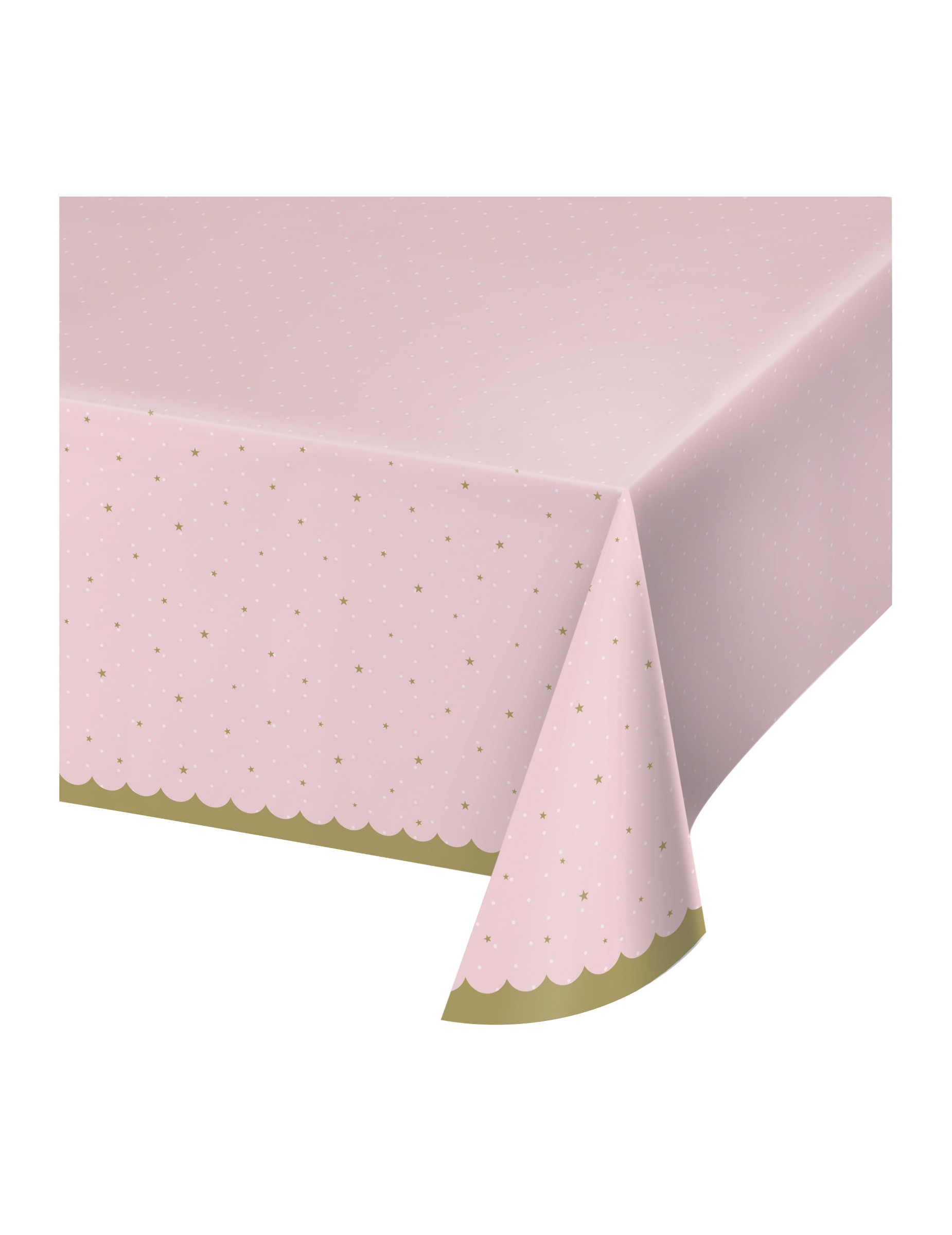 Nappe en plastique cygne royal rose 137 x 259 cm