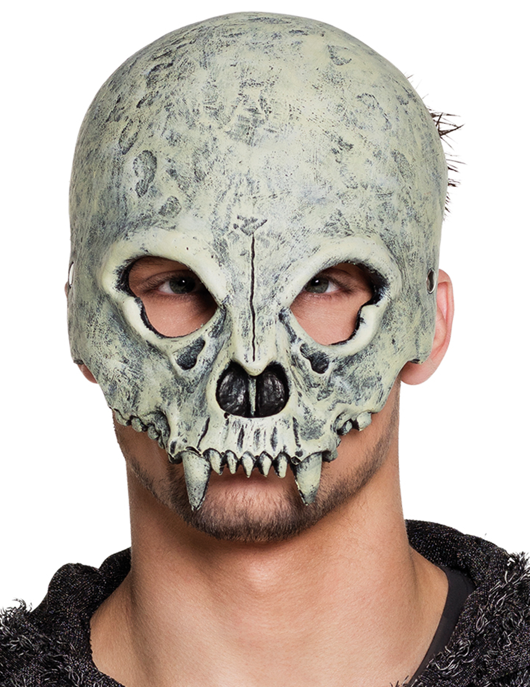 Demi-masque crâne monstre