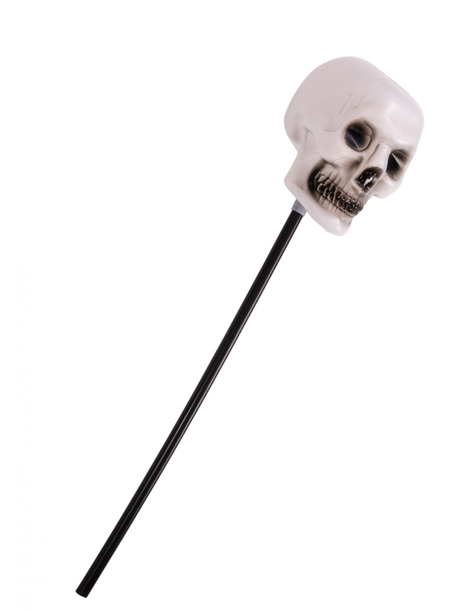 Sceptre crâne squelette 55 cm