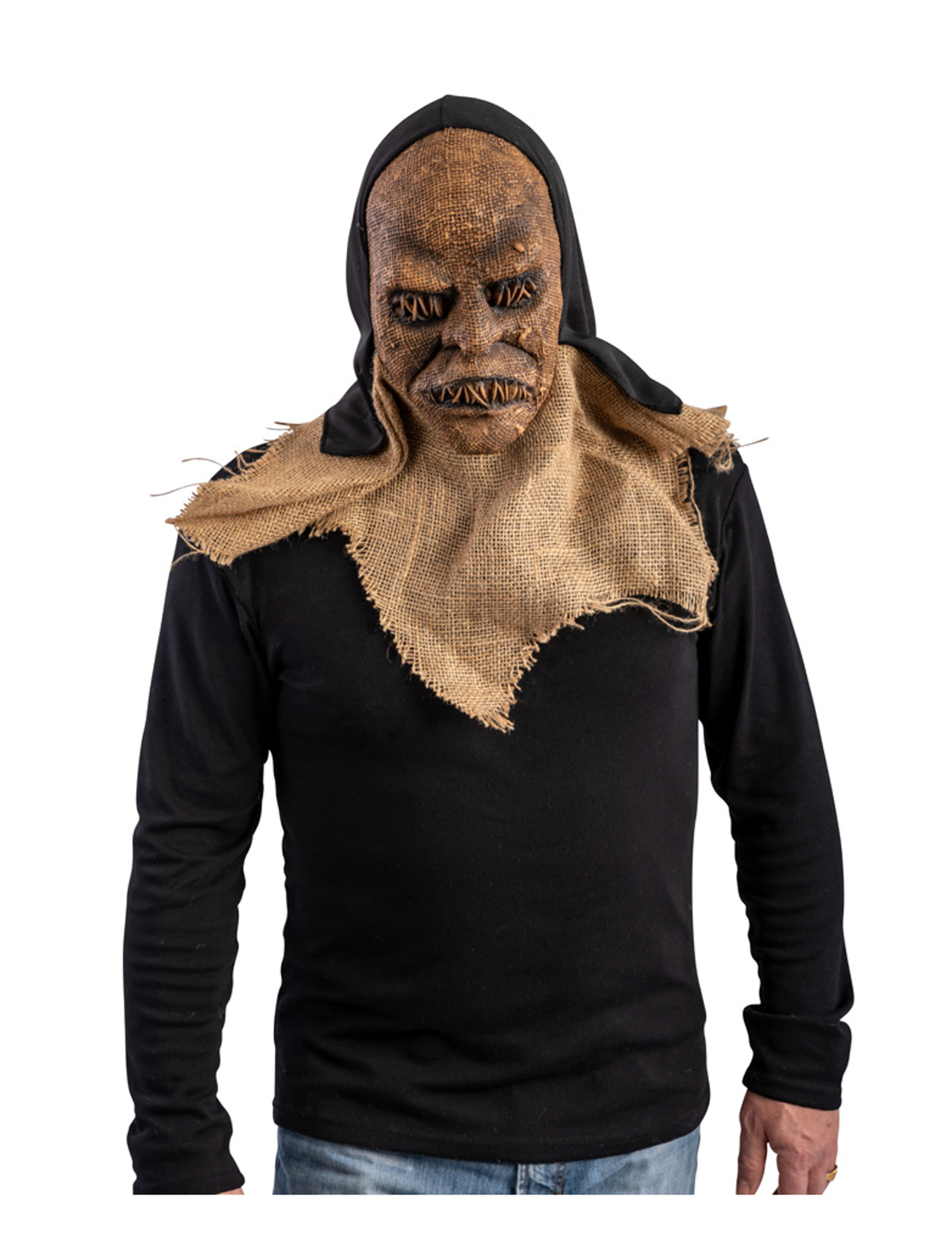 masque monstre en latex et capuche adulte