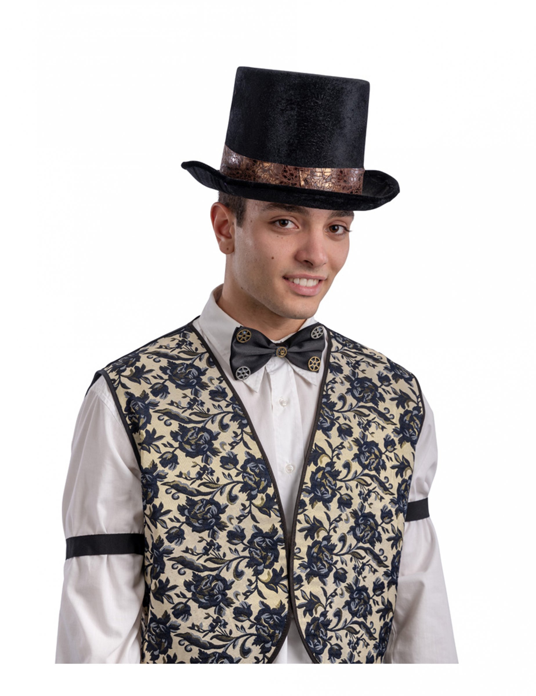 Noeud papillon steampunk engrenages adulte