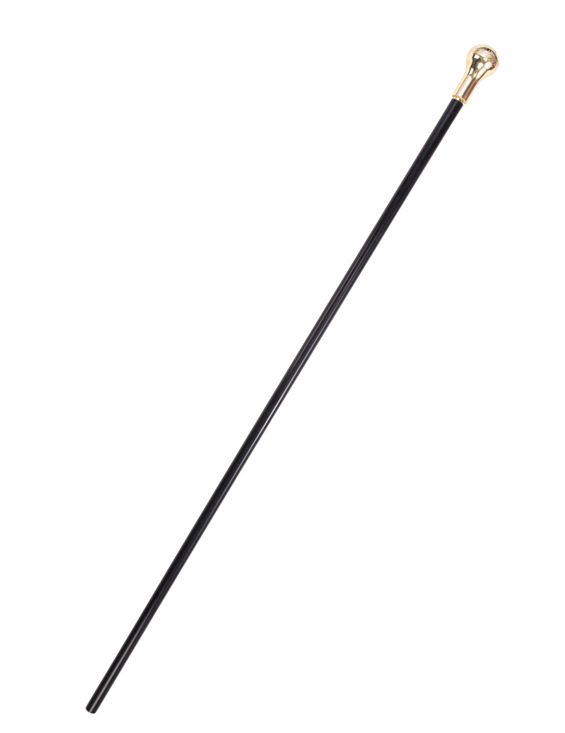 Bâton pommeau doré 110 cm