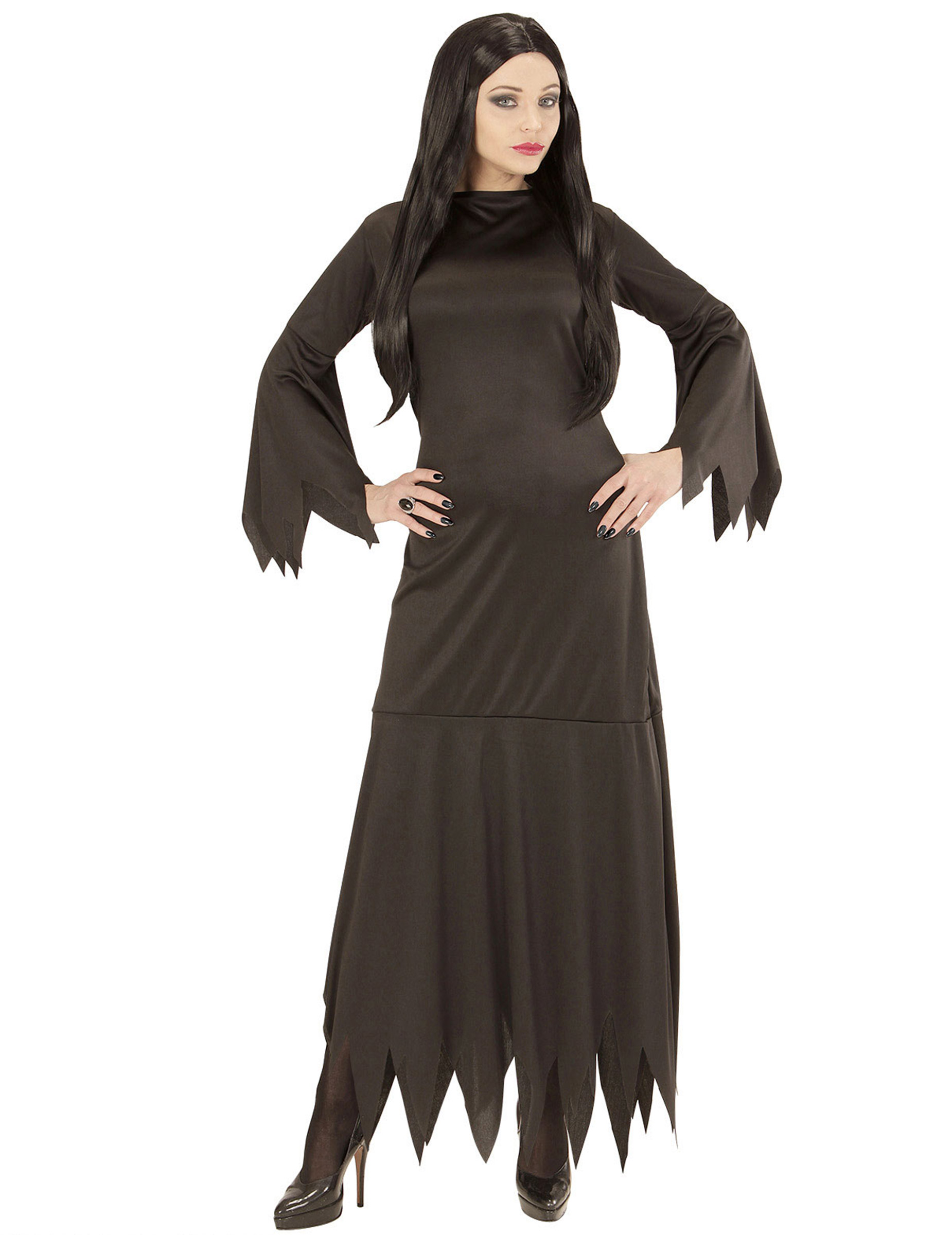 Déguisement sorcière gothique noire femme