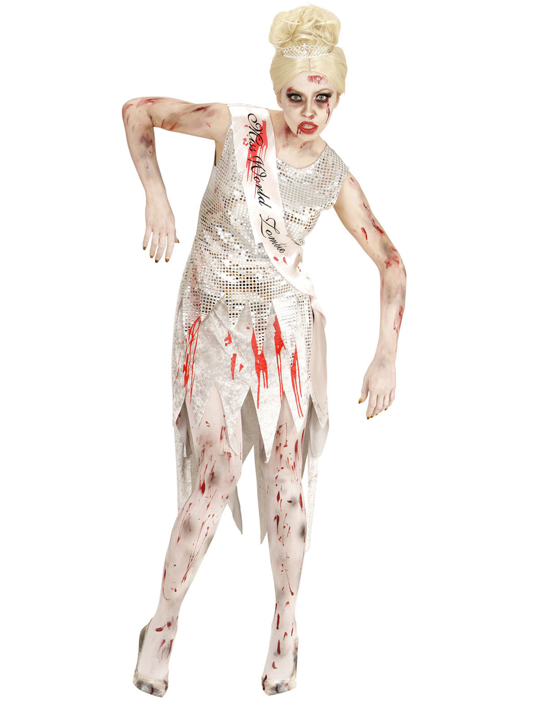 Déguisement miss monde zombie femme