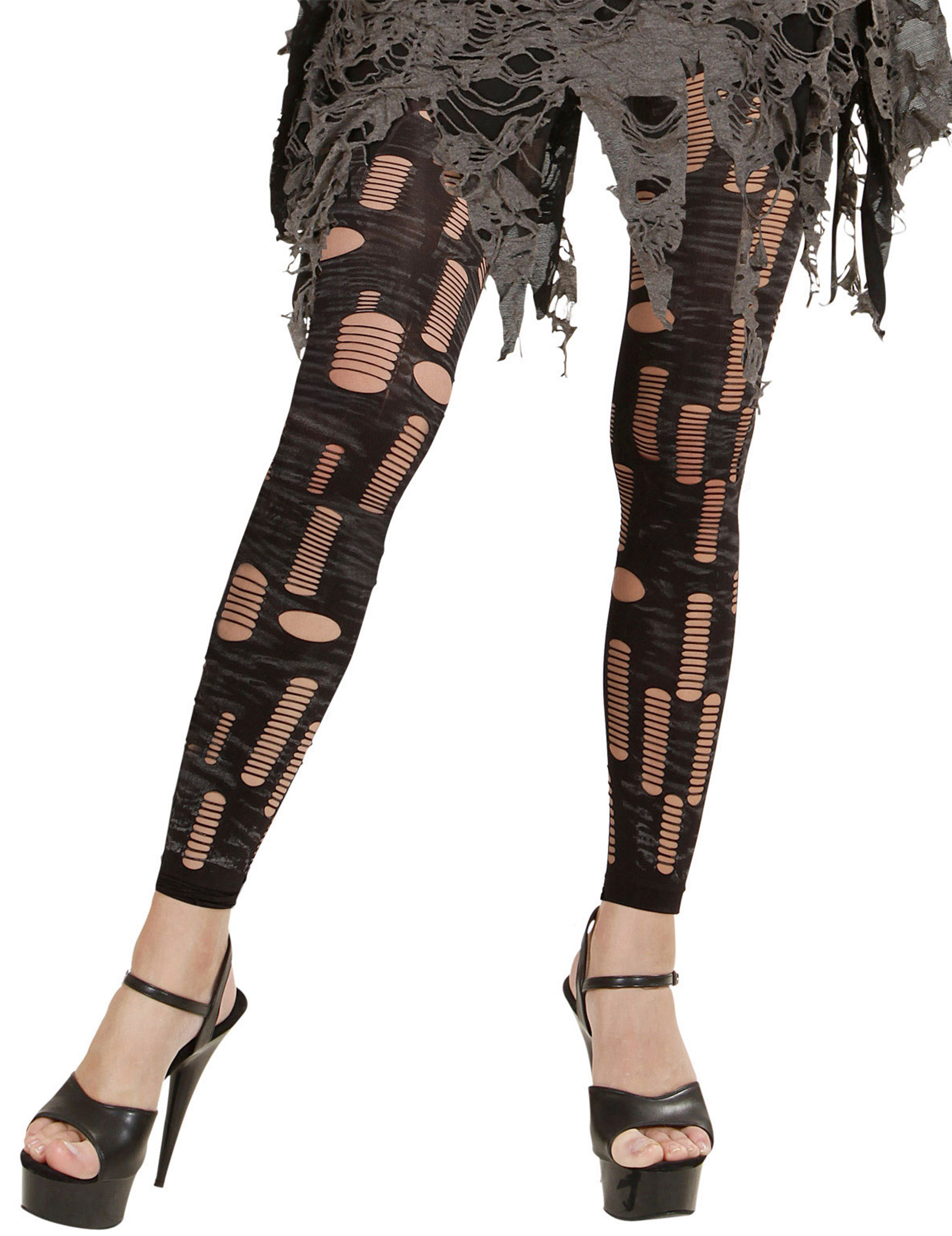 Legging lambeaux zombie femme
