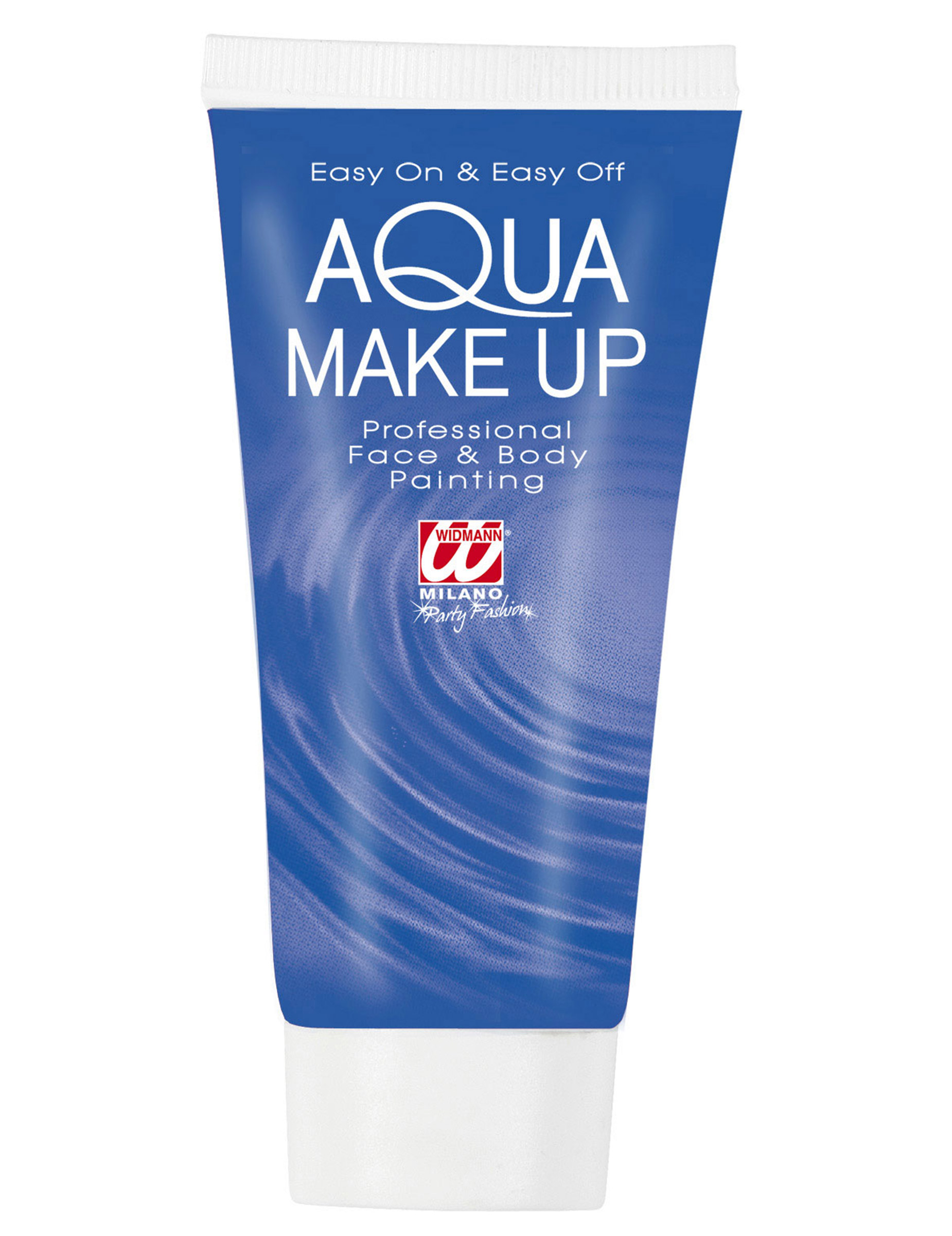 Tube de maquillage à l'eau bleu 30 ml